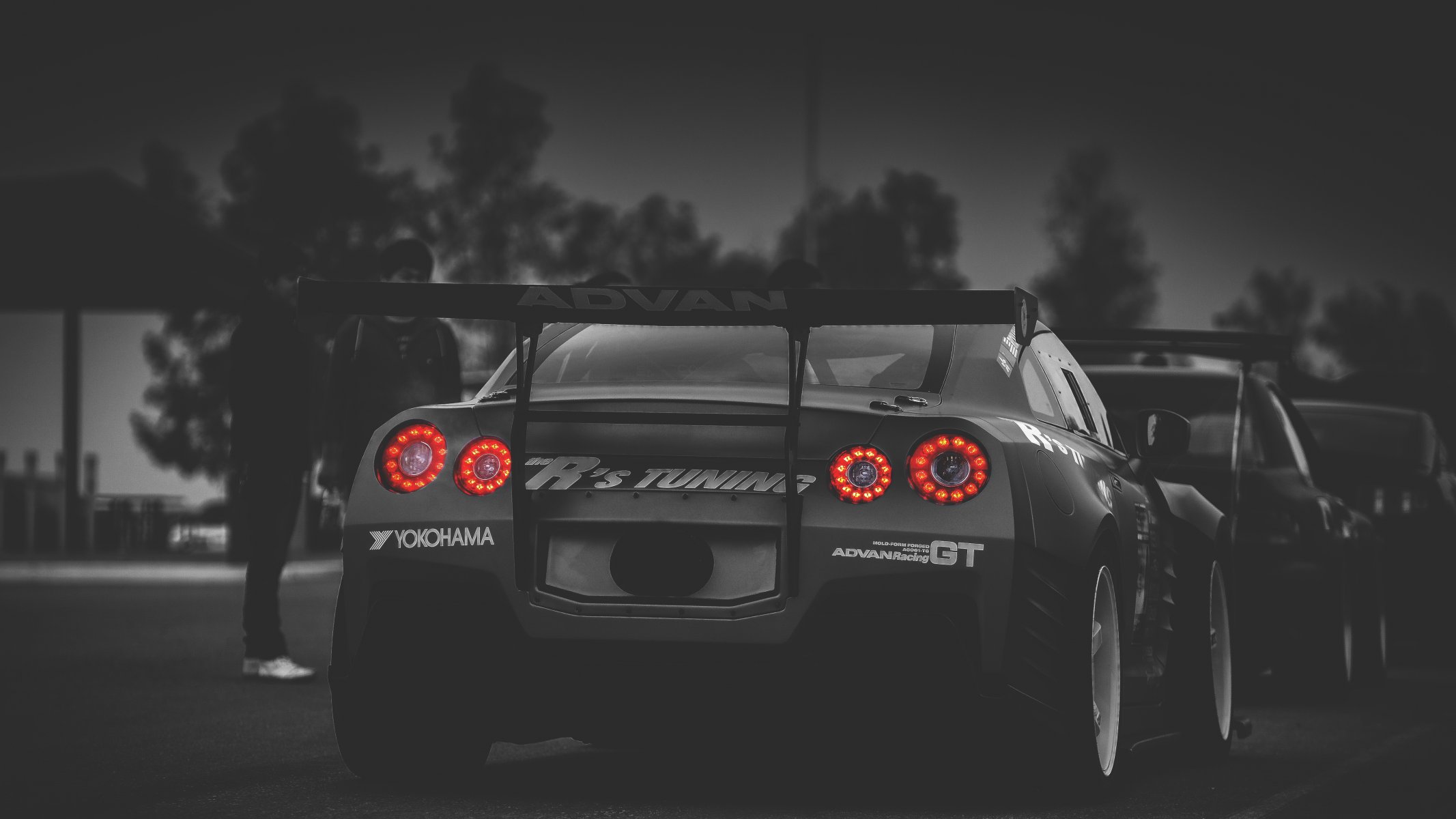 nissan gtr tuning back of