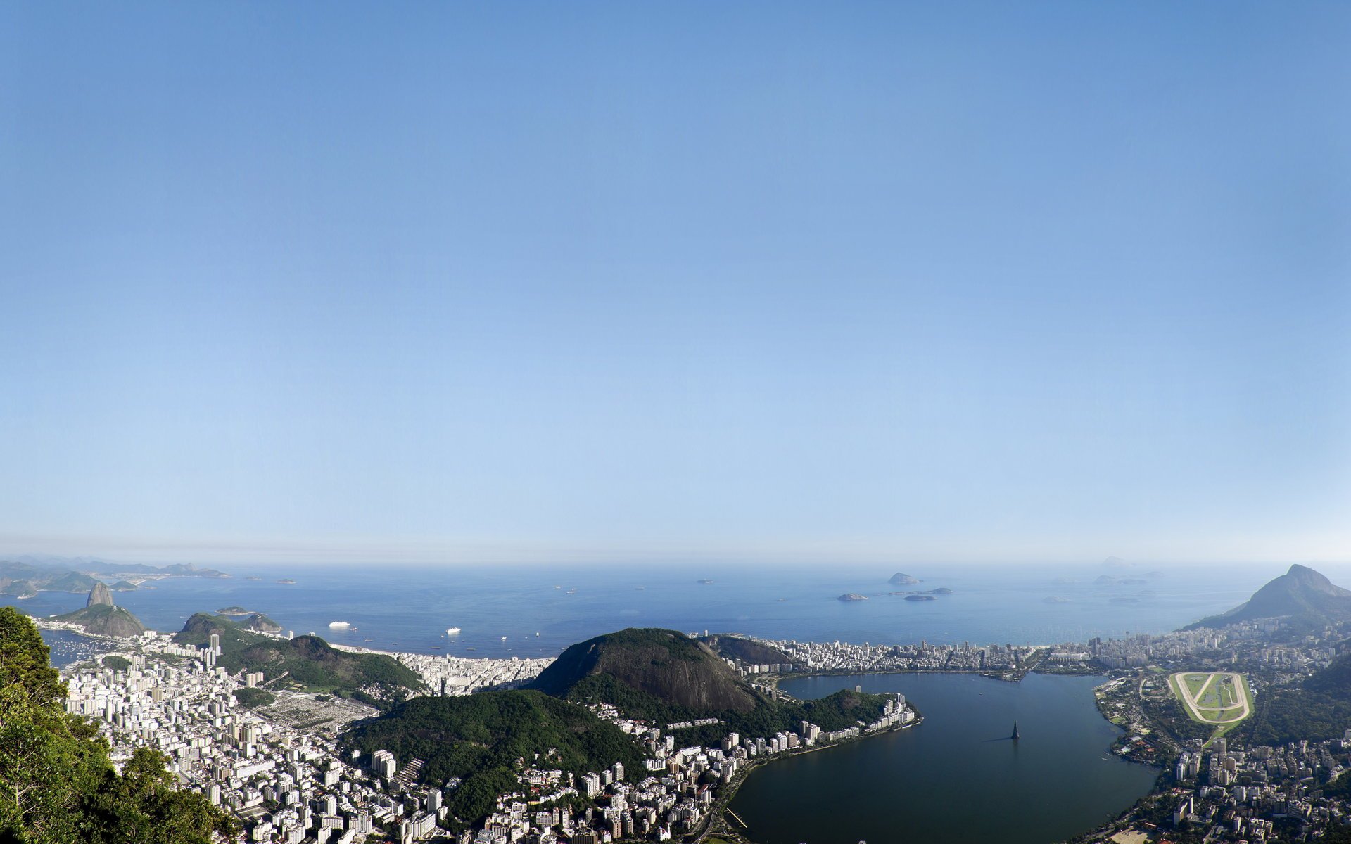 brazylia rio de janeiro rio miasto niebo