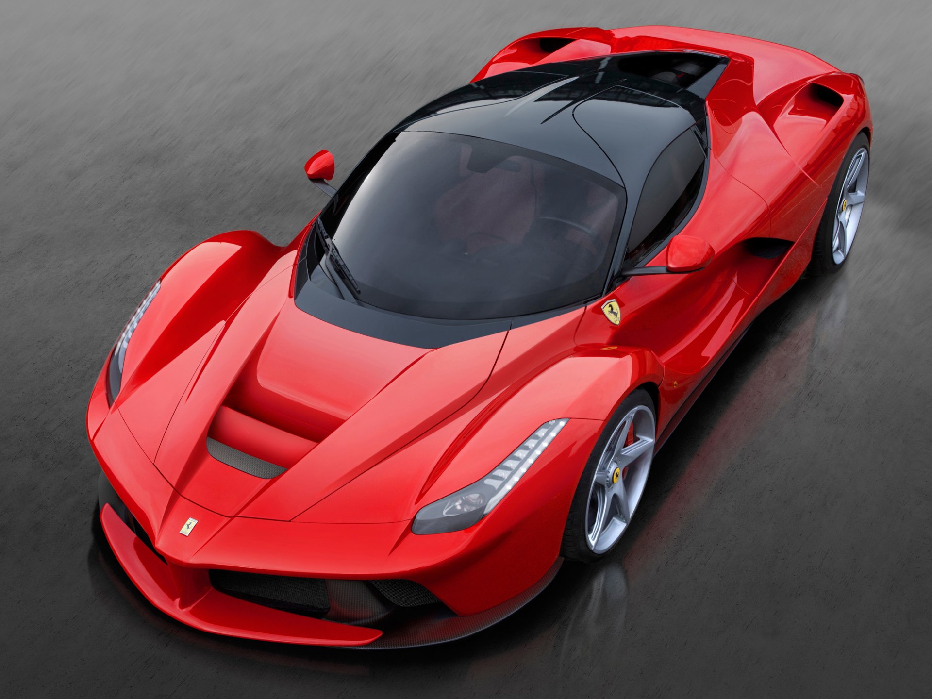 ferrari laferrari 2013 voiture angle avant phares rouge