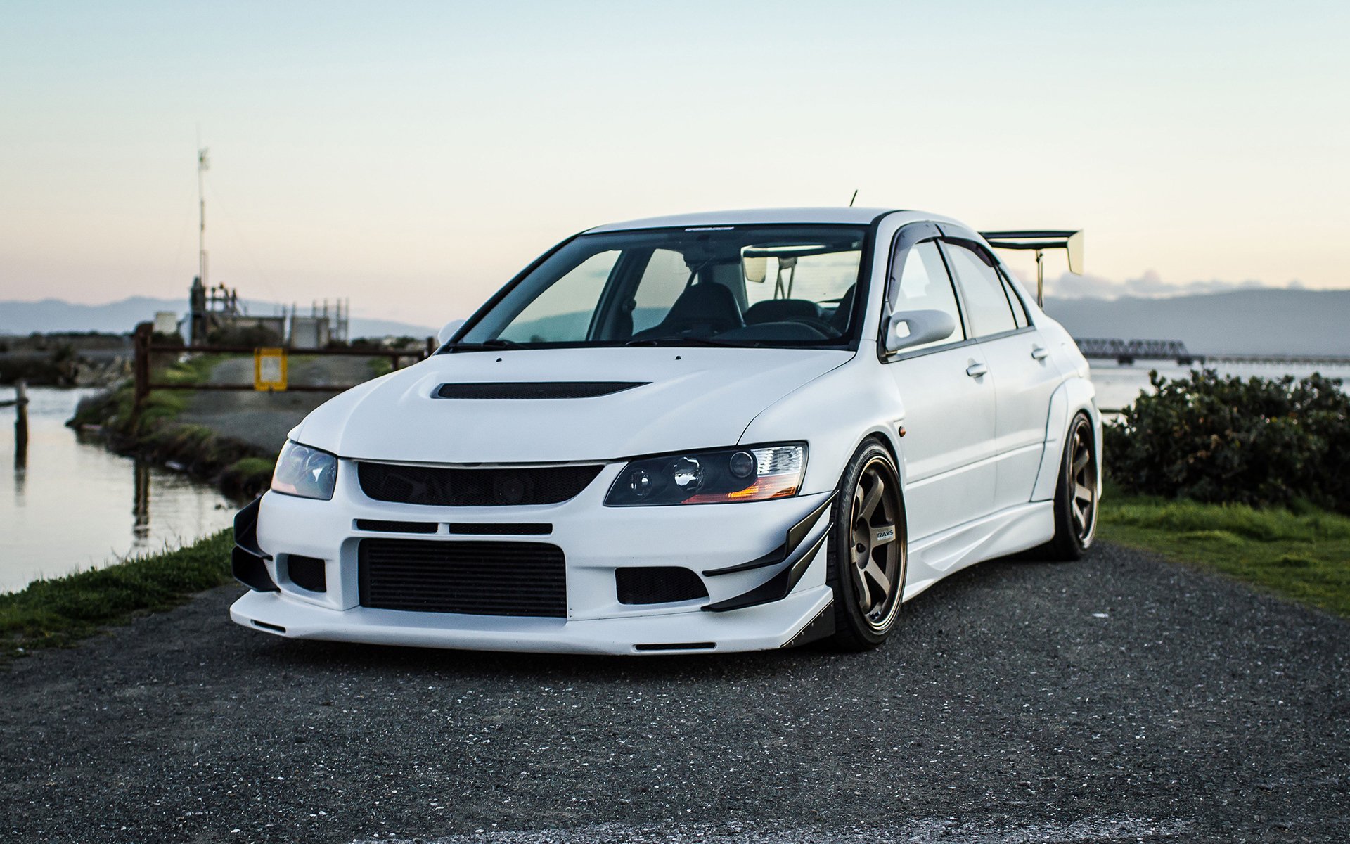 mitsubishi lancer evo ix mitsubishi lancer tuning blanco