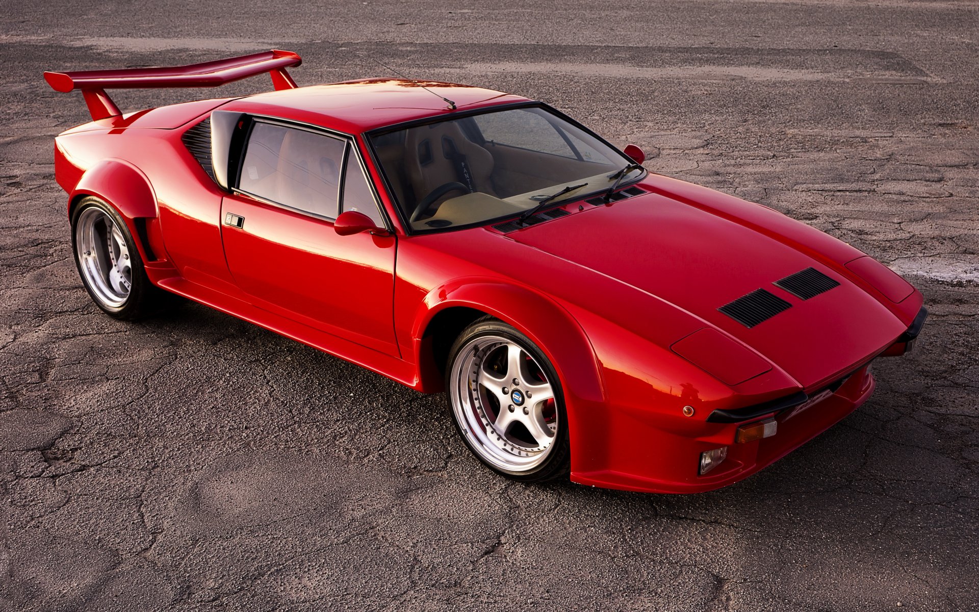 de tomaso pantera rojo coche auto supercar