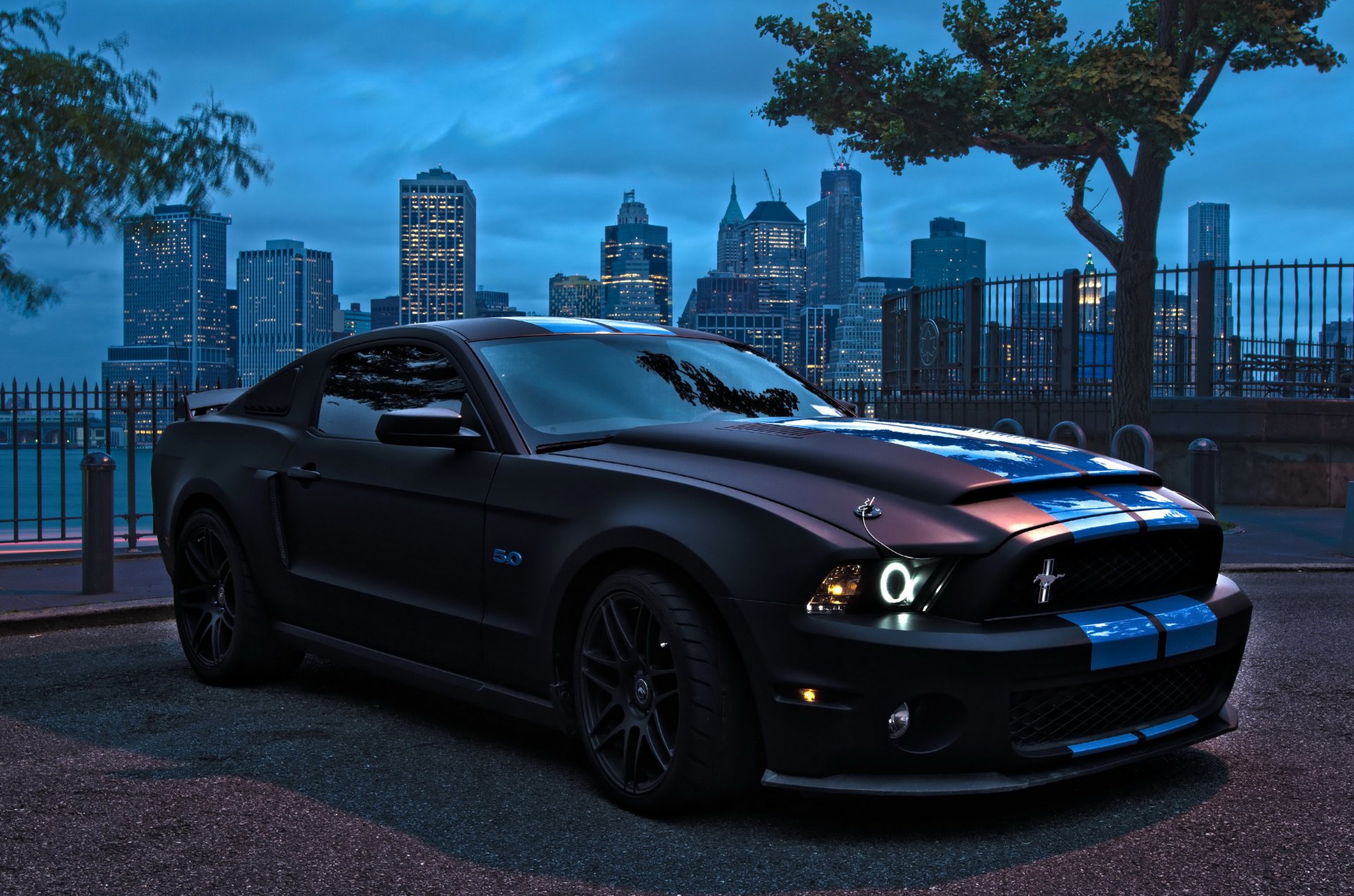 ford mustang noir tuning