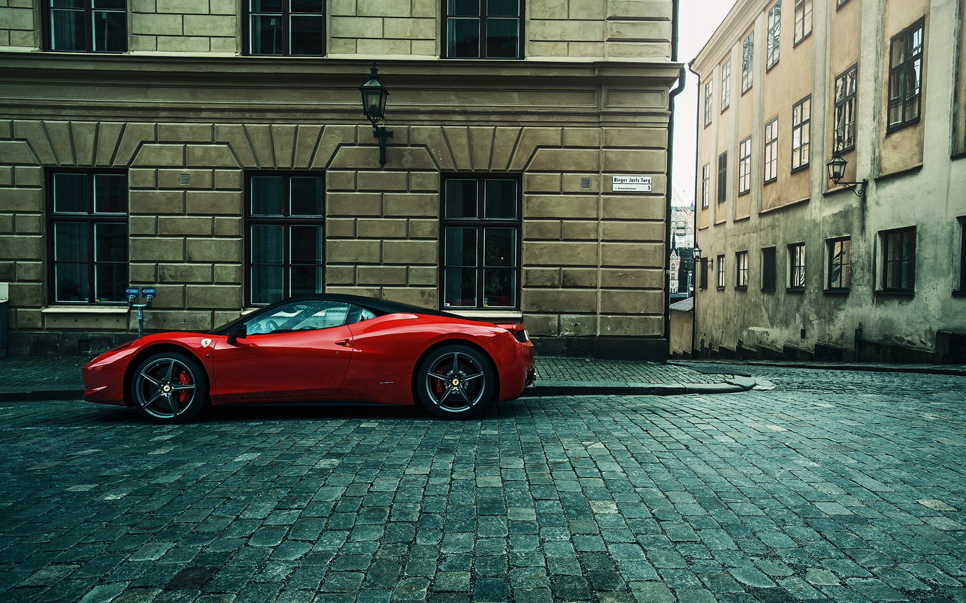 ferrari 458 italia ferrari stadt straße supersportwagen