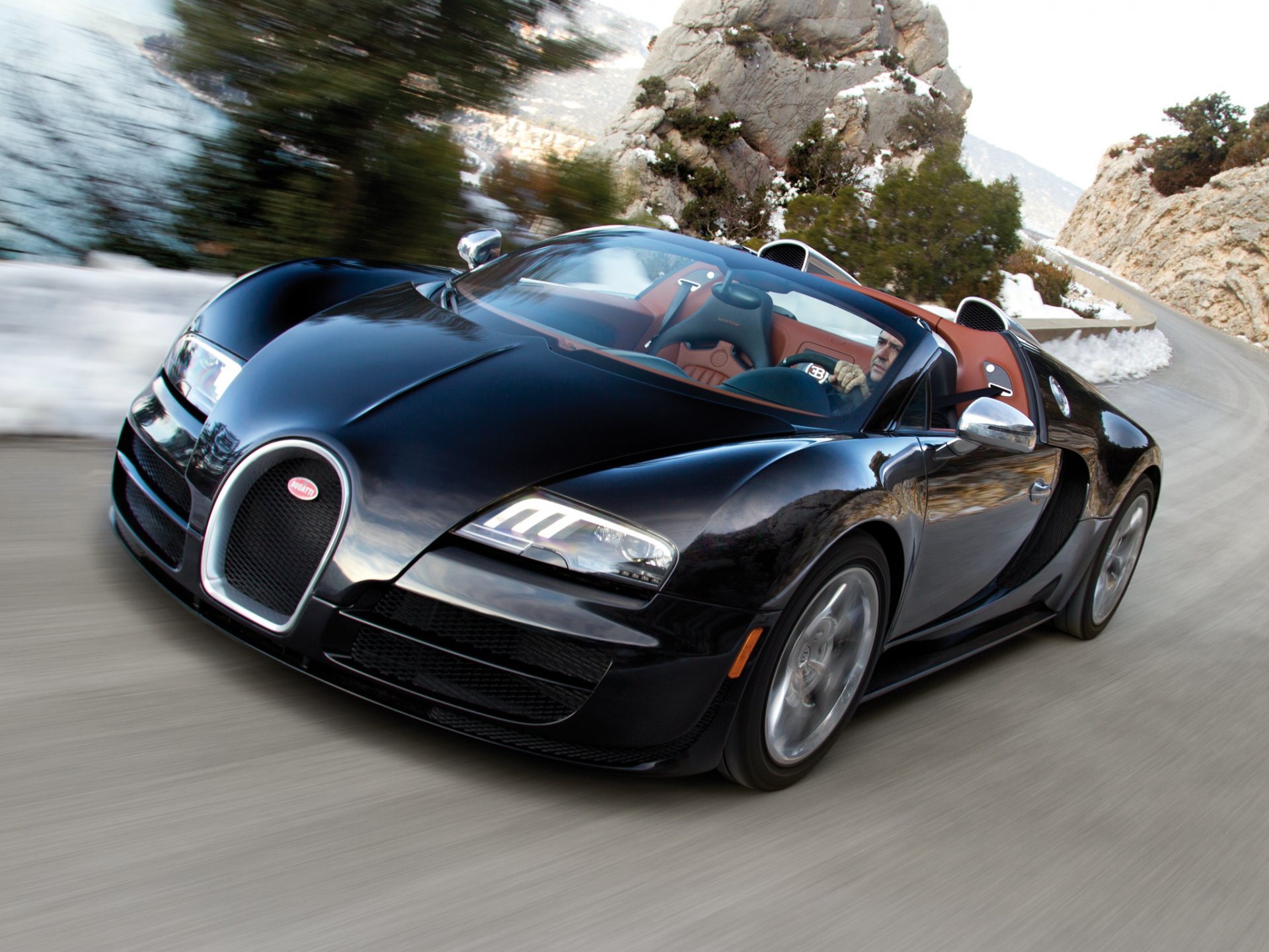 cars car cars car bugatti veyron grand sport roadster vitesse traffic road bugatti veyron grand sport usa-spec black