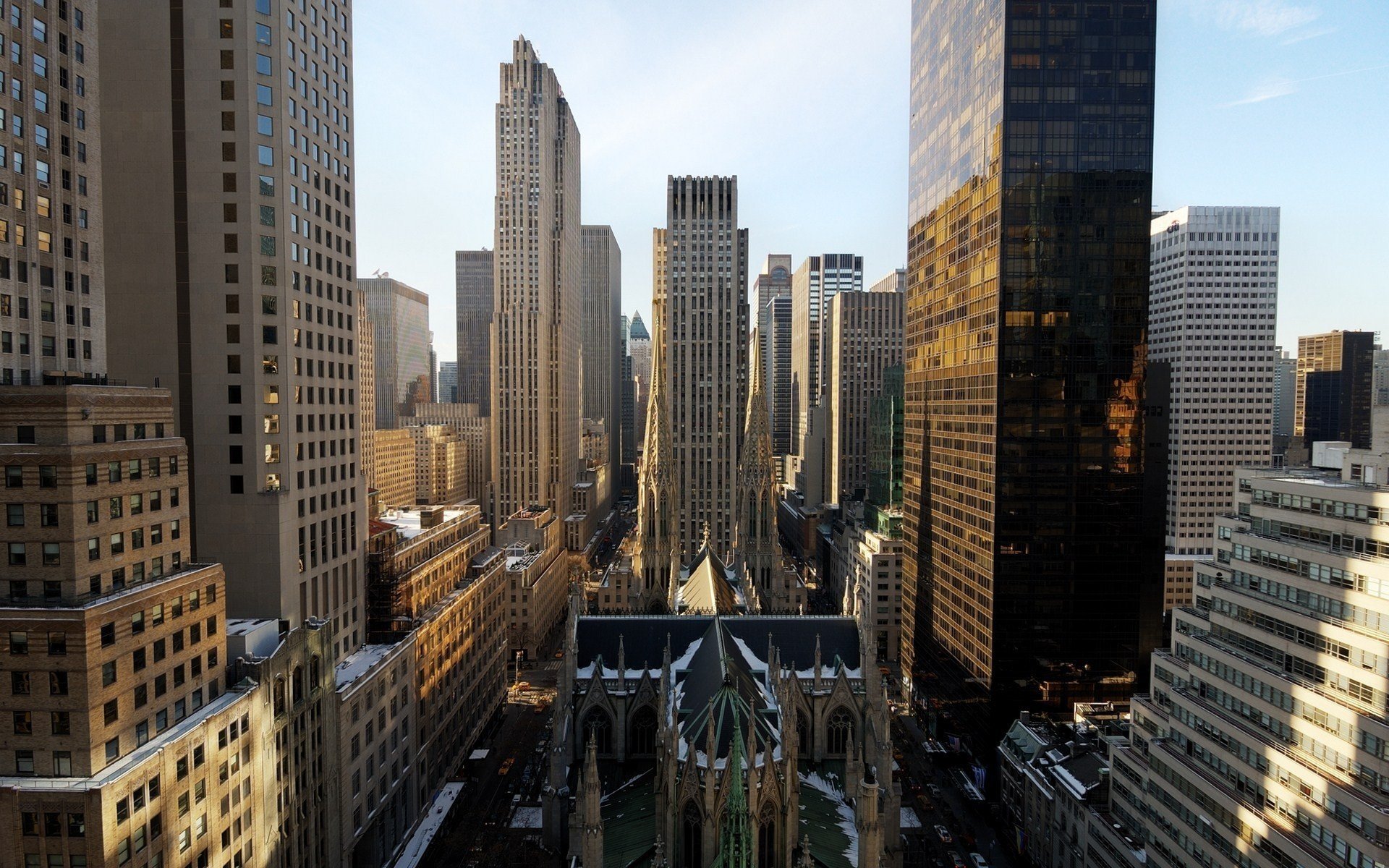 утро midtown manhattan new york city нью-йорк morning nyc