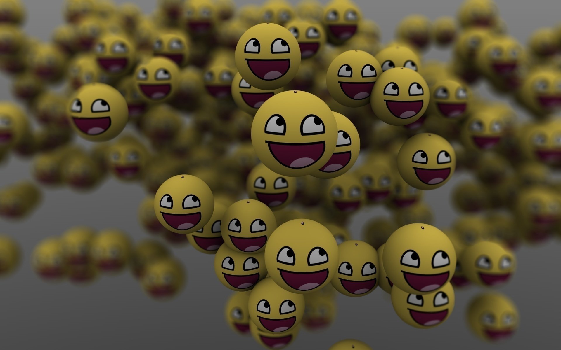 a lot emoticons balls smile