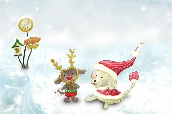 Children s Winter New Year s tale