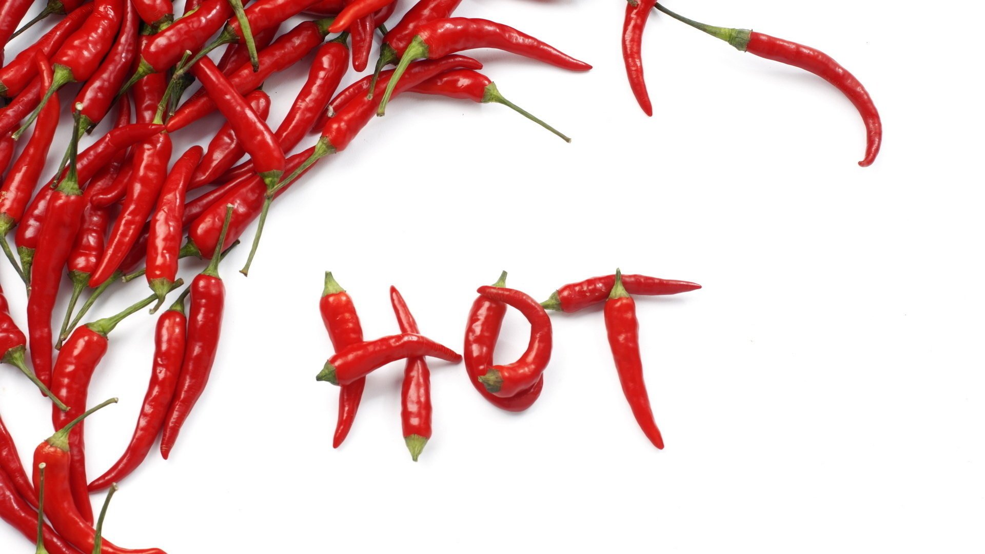 bitter chili pepper chili inscription white background hot