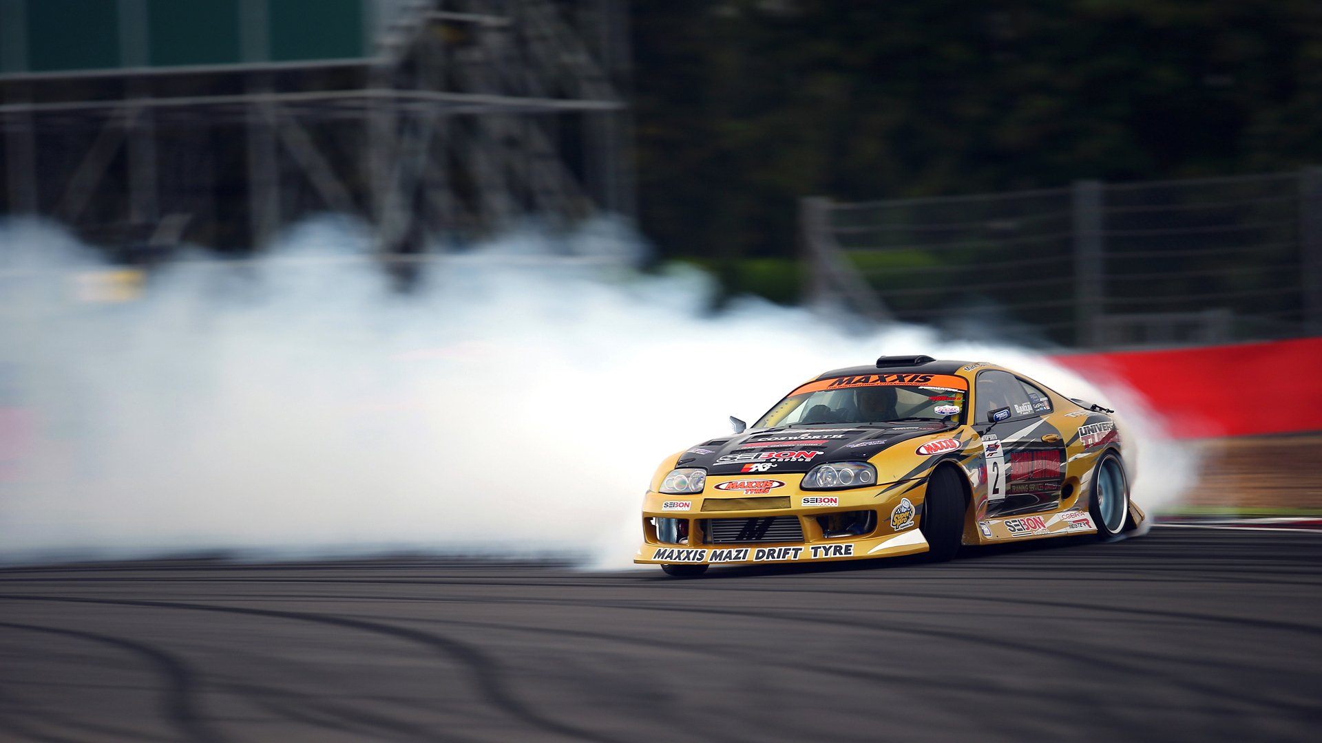 toyota supra drift tuning sportcar competition smoke