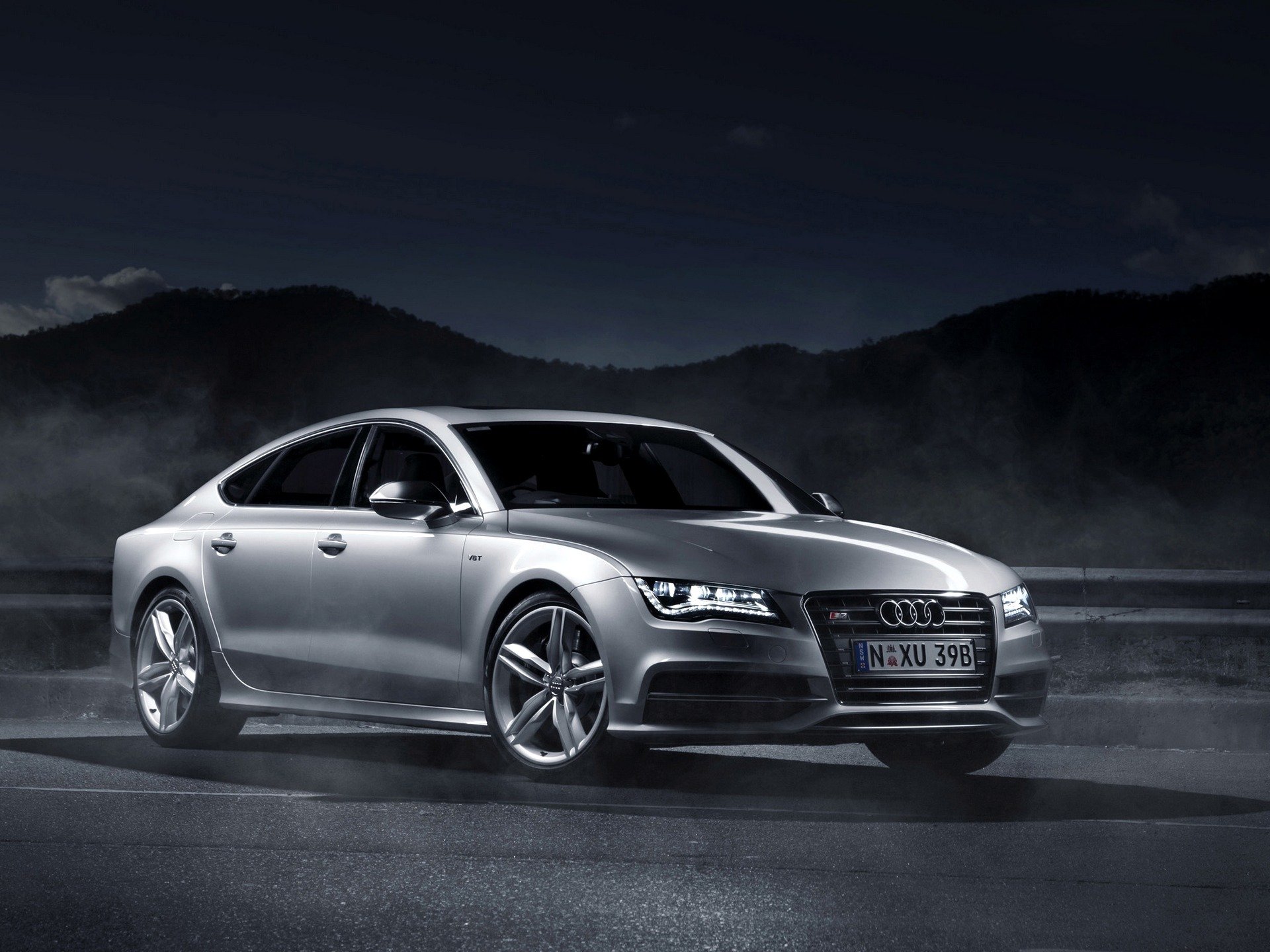 samochód tapety audi a7 sportback as-spec 2012 światło audi a7 sportback noc