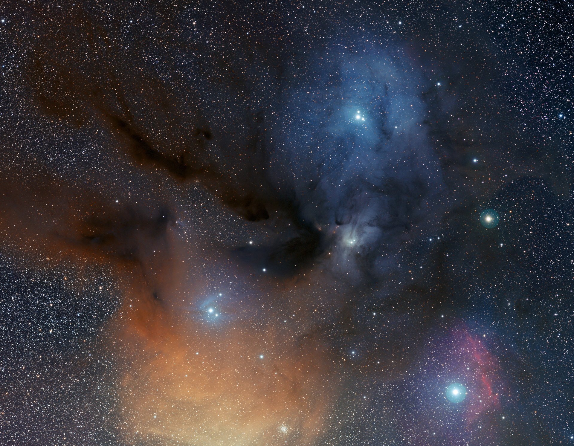 nebulosa stelle ofiuco costellazione