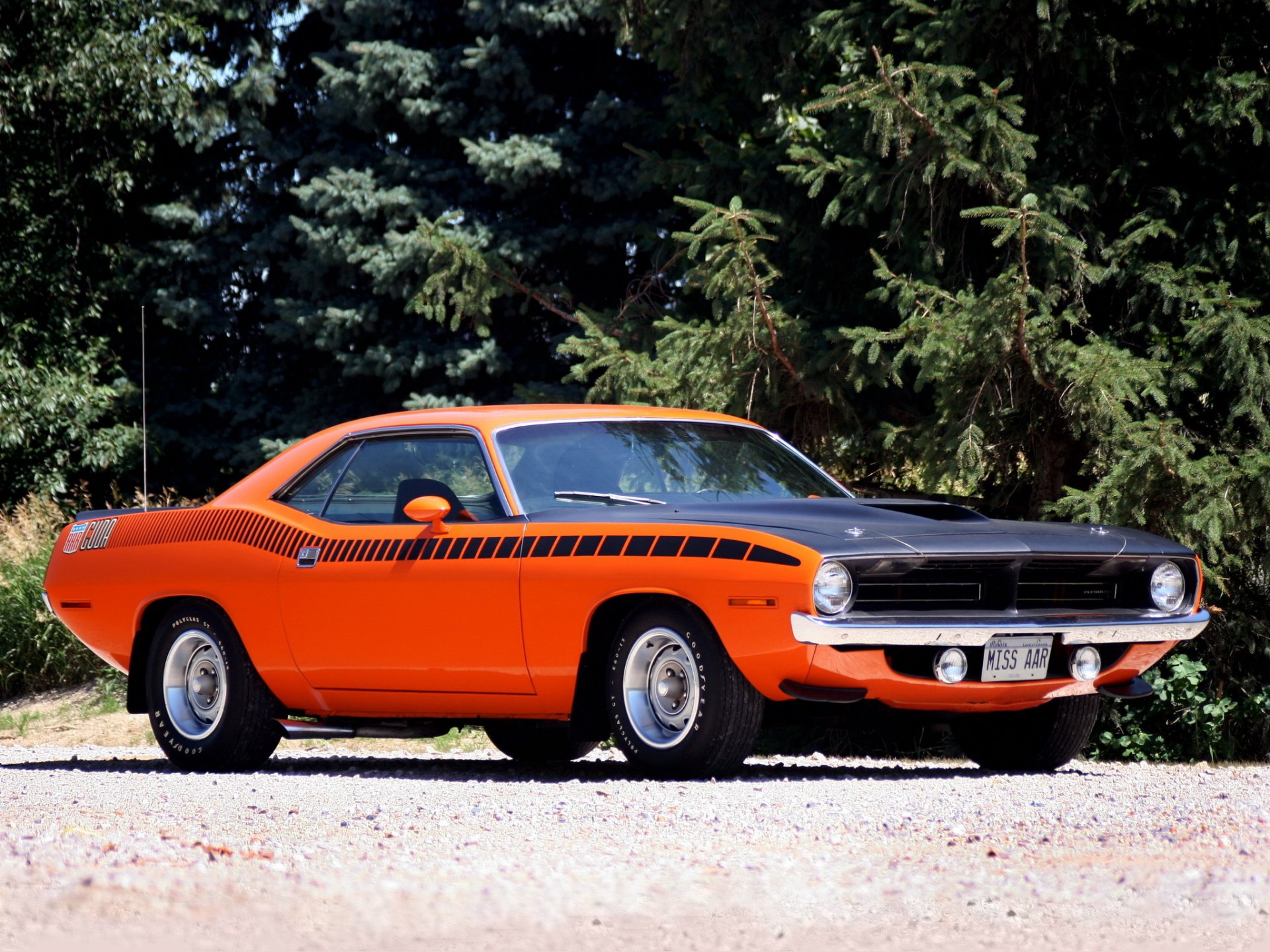 plymouth cuda 1970 muscle car where