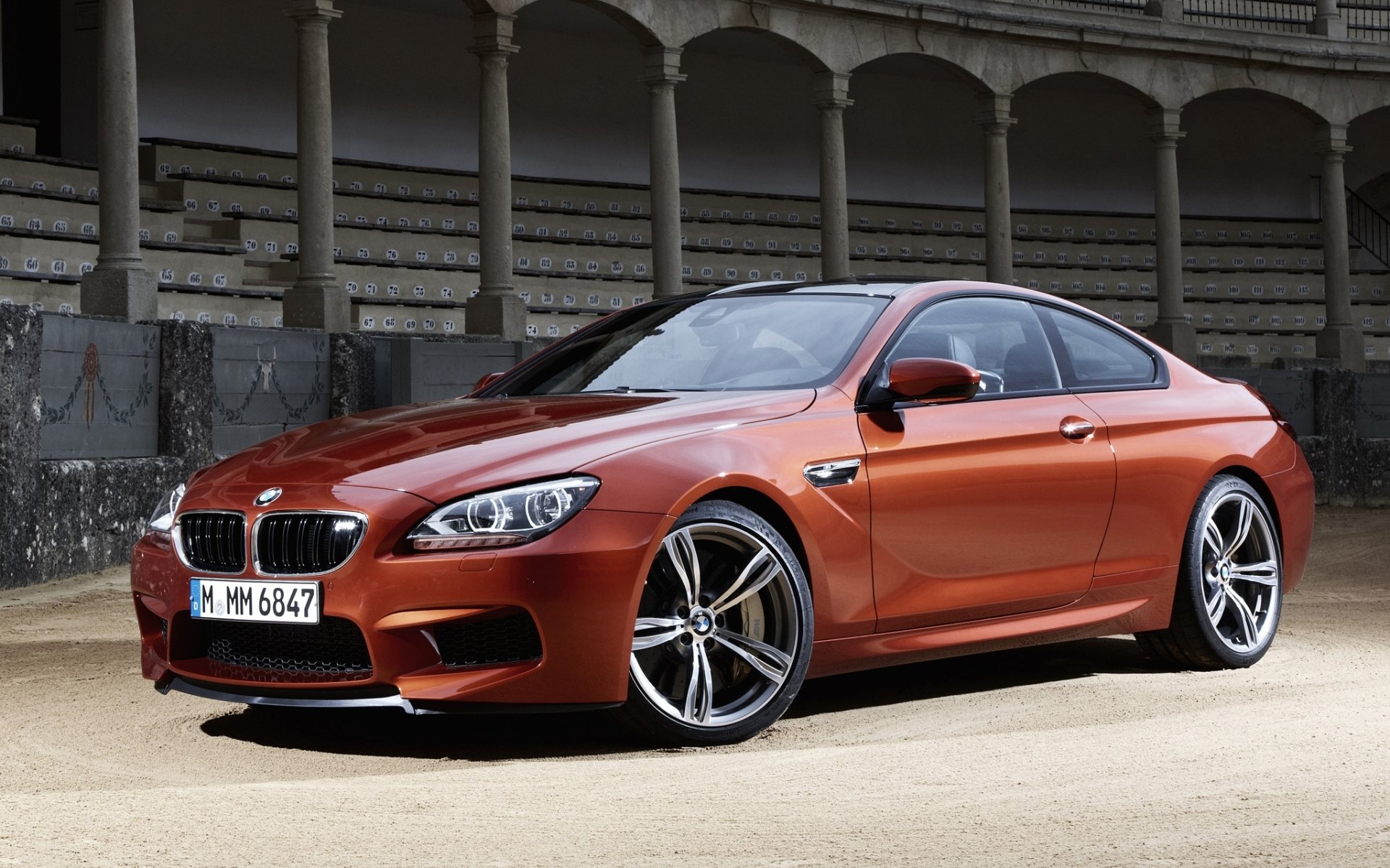 bmw m6 coupe bmw supersamochód przód tło