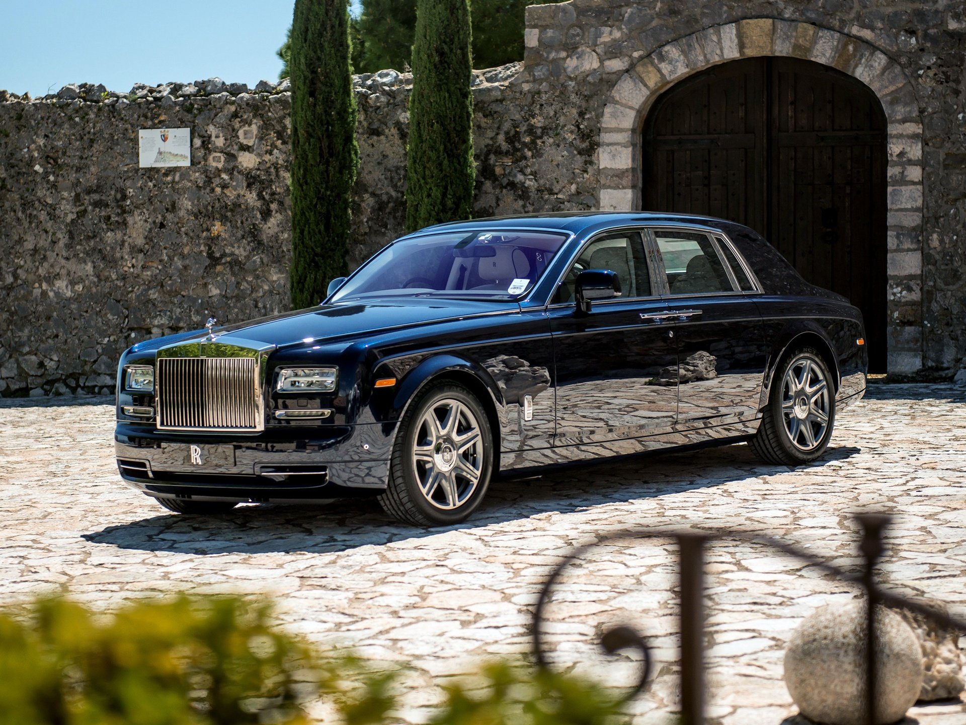 coche papel pintado negro prestigio rolls-royce phantom 2012 escritorio automotriz papel pintado rolls-royce fantasma hermoso coche