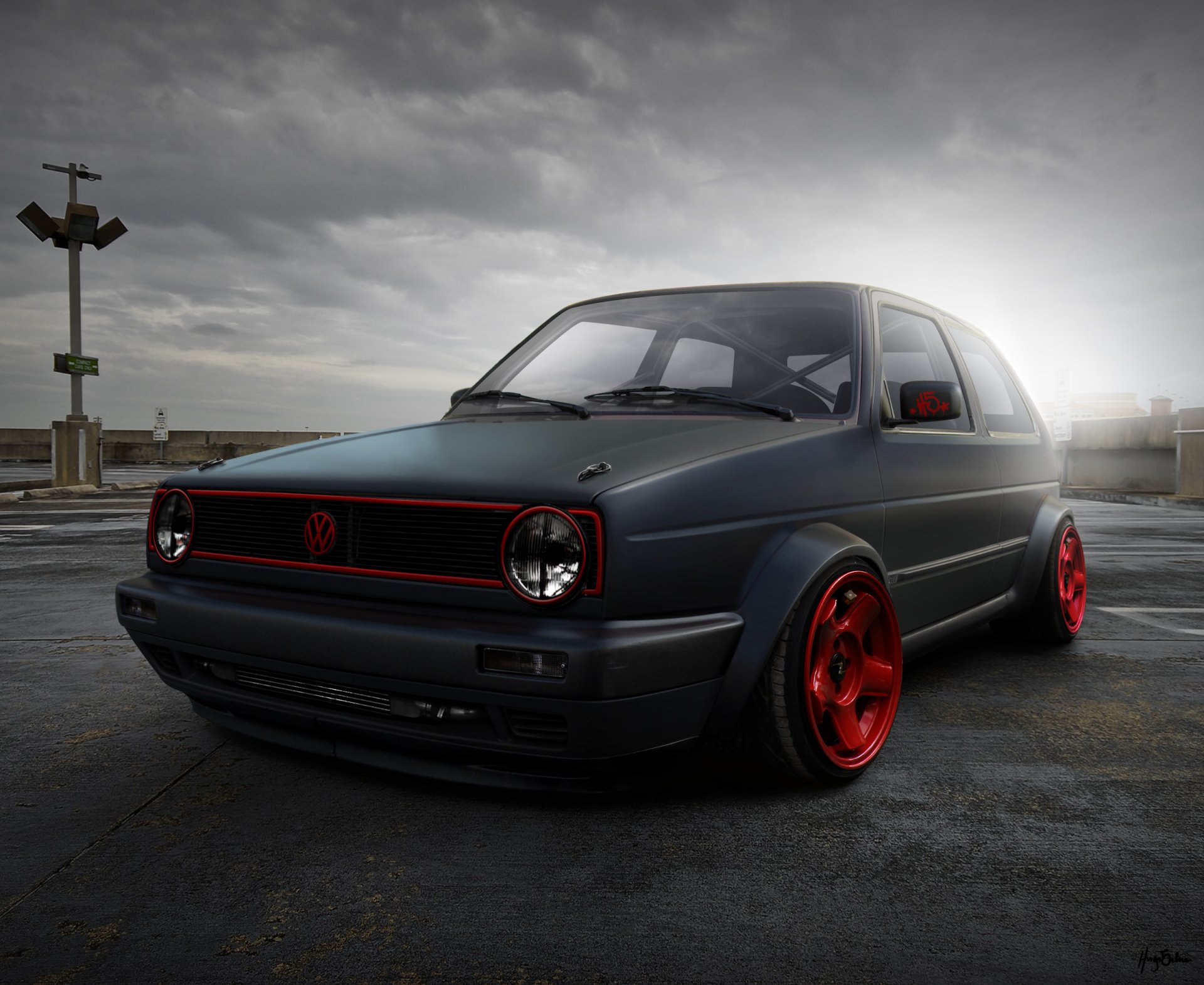 volkswagen volkswagen golf coche coche tuning