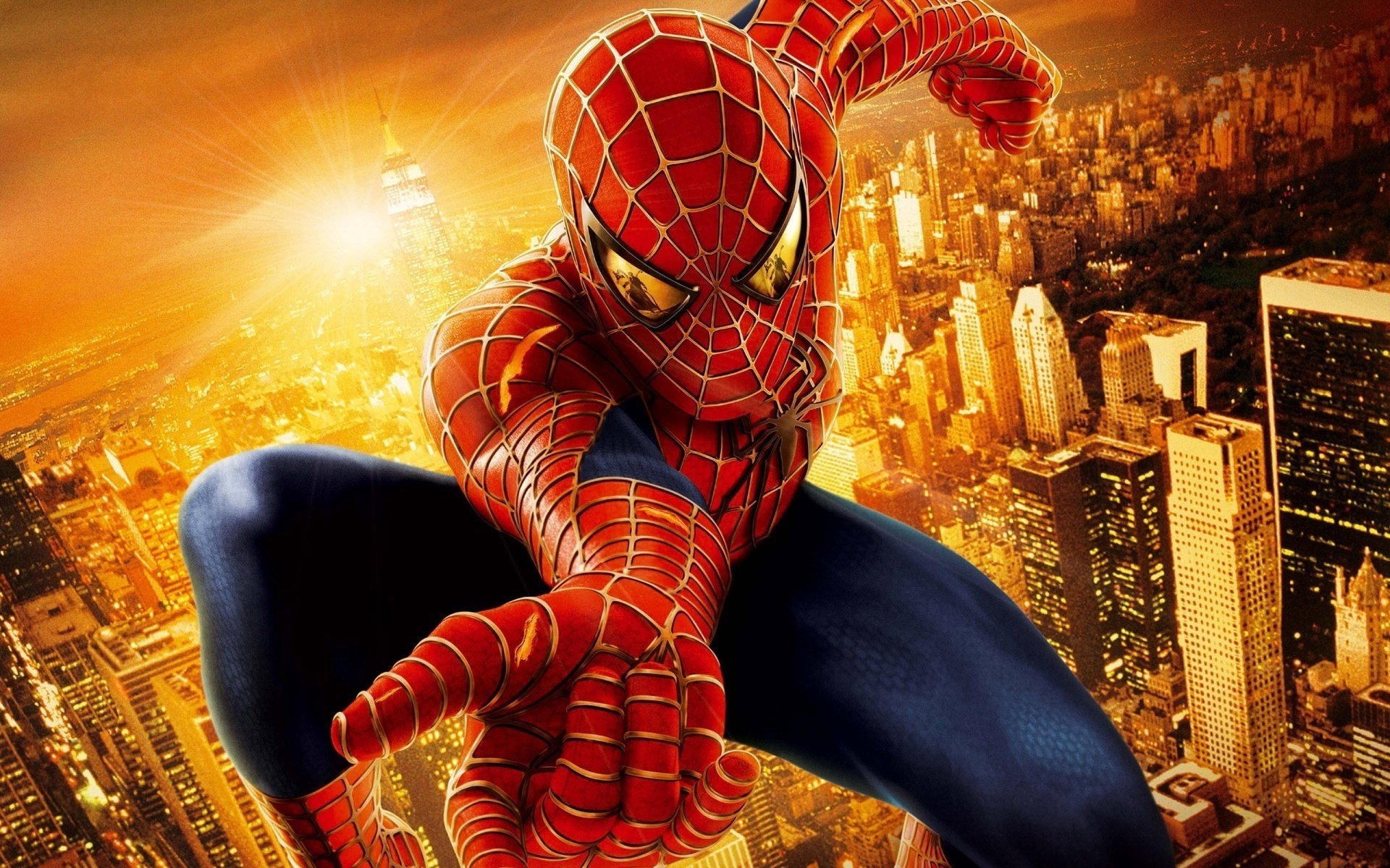 superhéroe ciudad spider-man spider-man