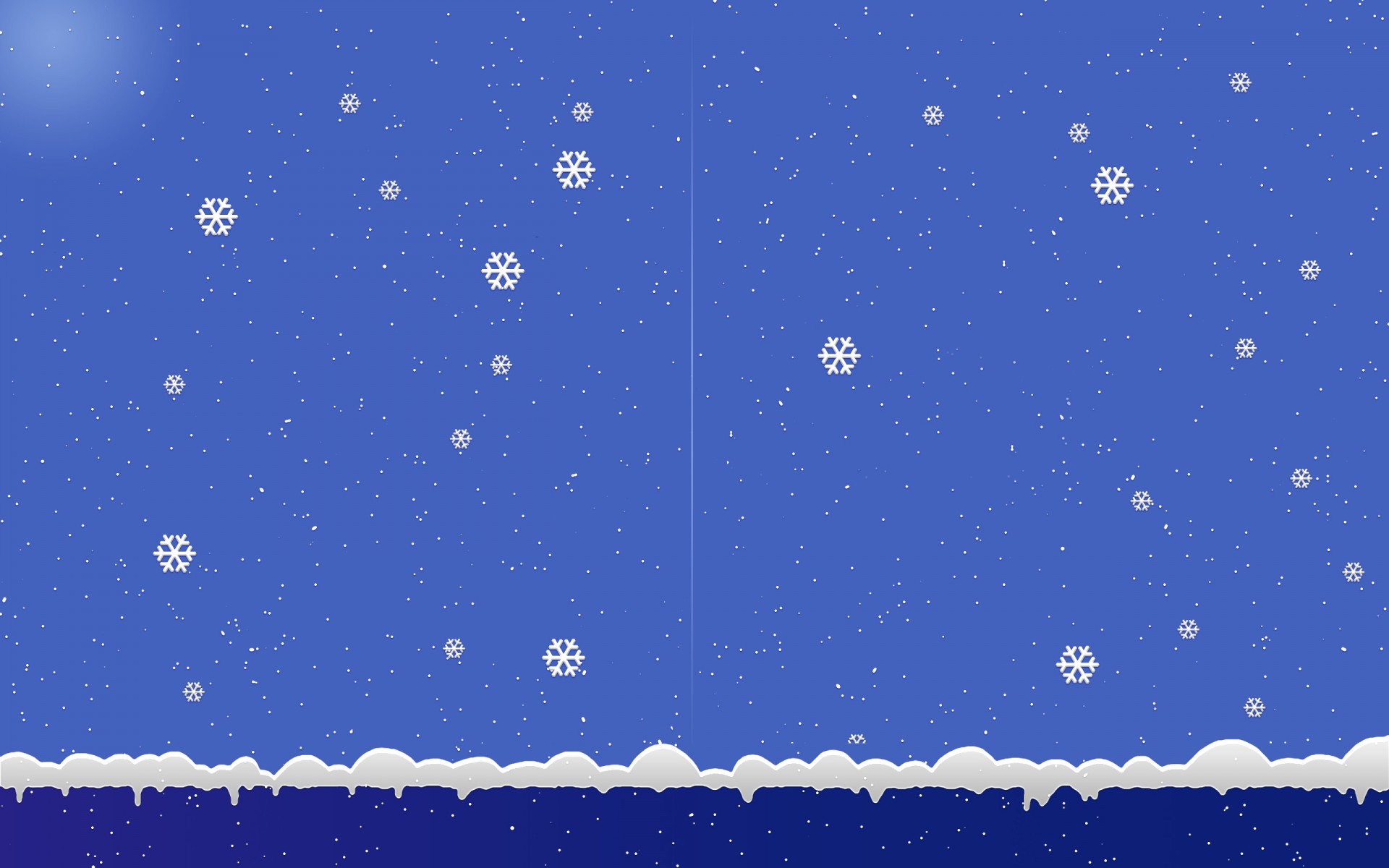 new year snowflakes background