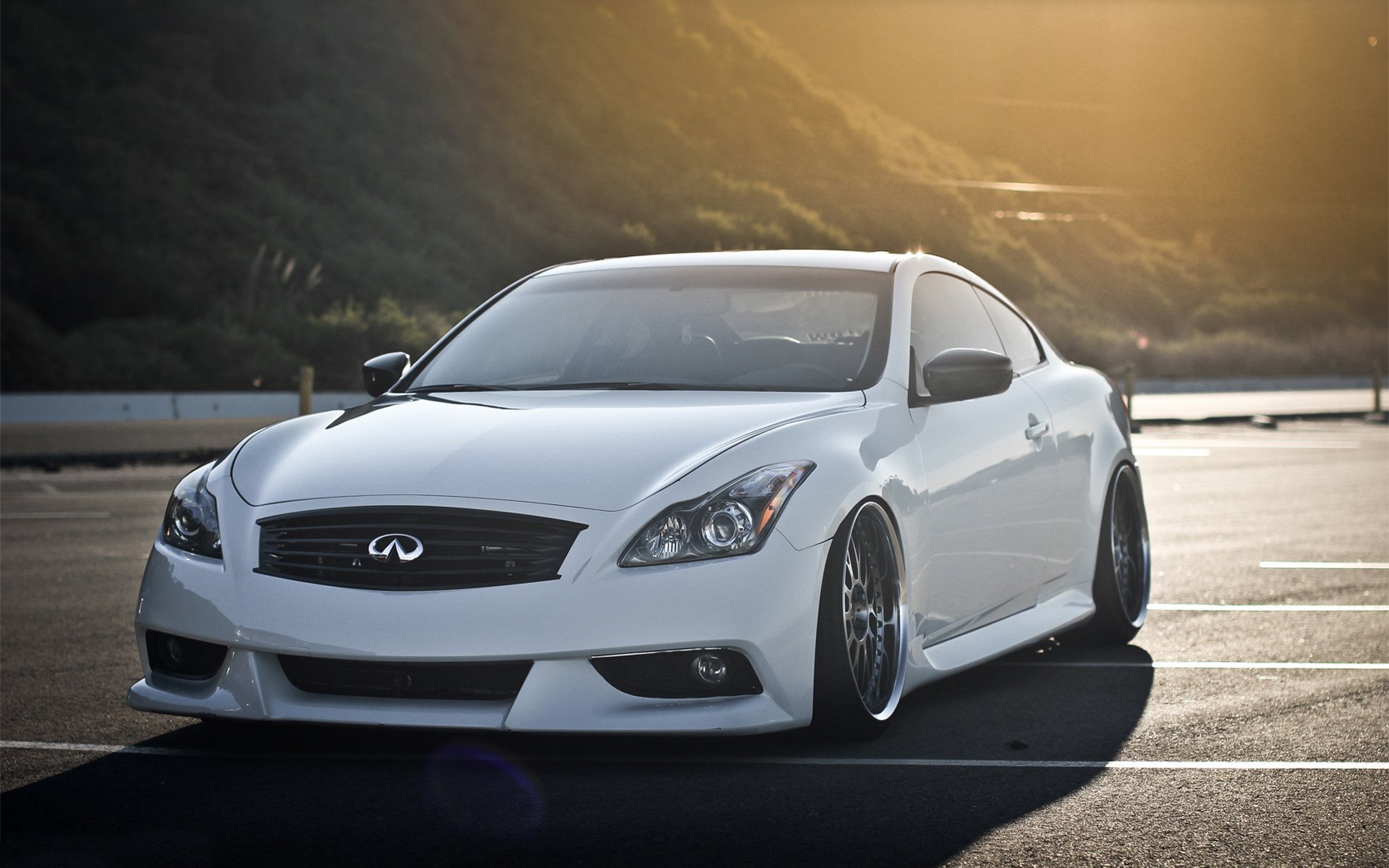 infiniti g37 coupe infinity white tuning