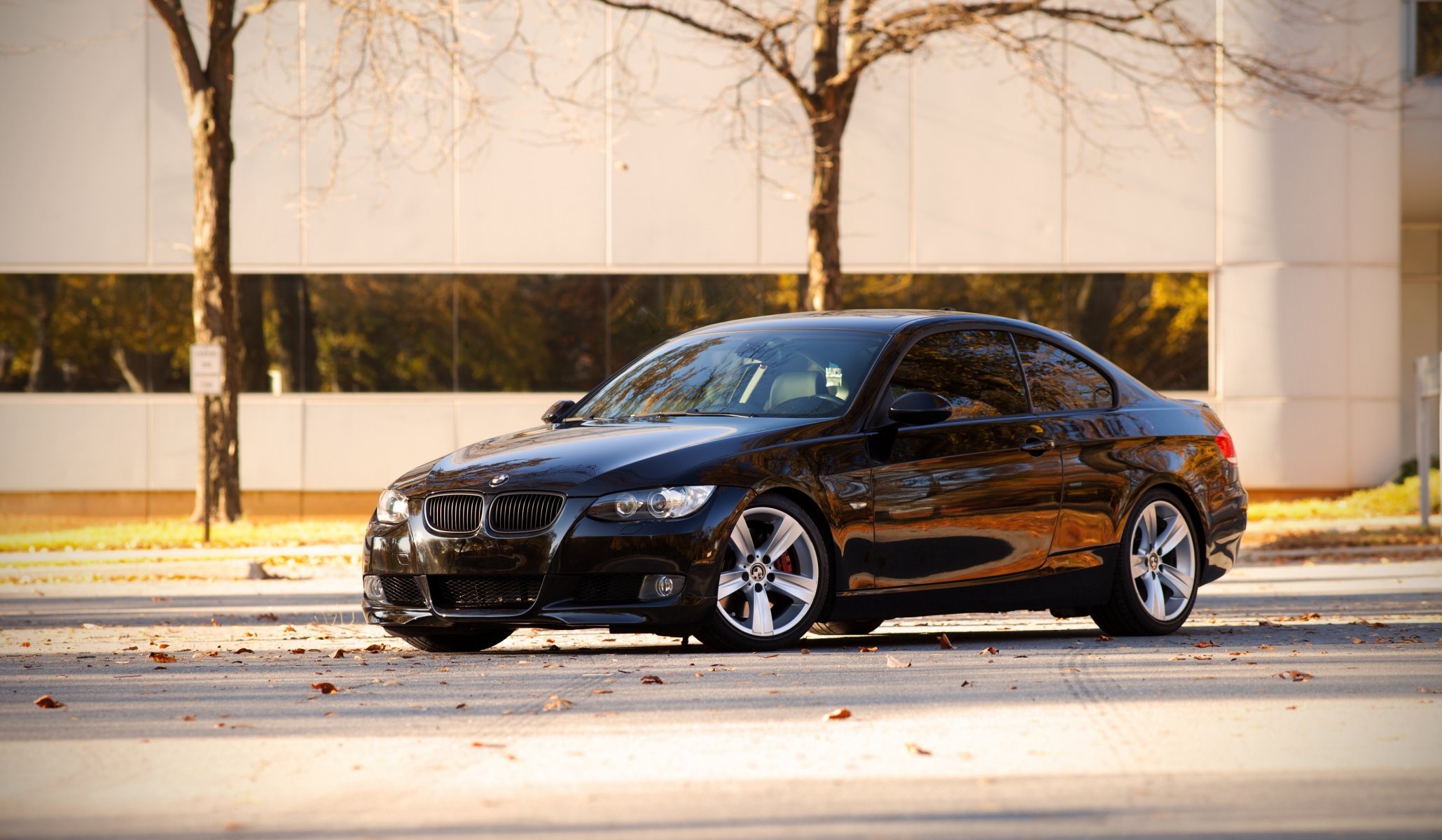 auto coches bmw 335i bmw 335i bmw e92 negro ciudad auto wallper cars photography