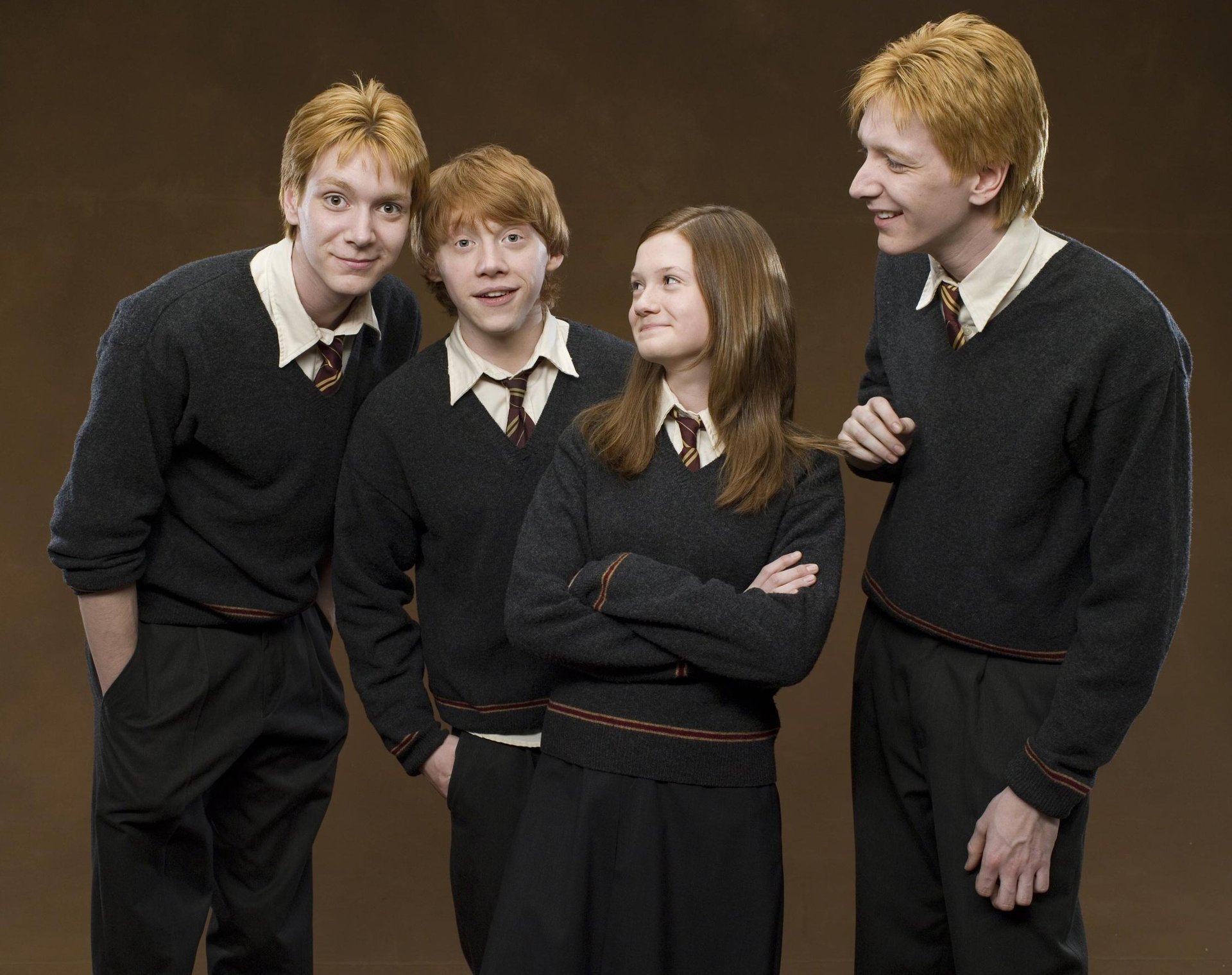 fred and george weasley weasley ginny harry potter