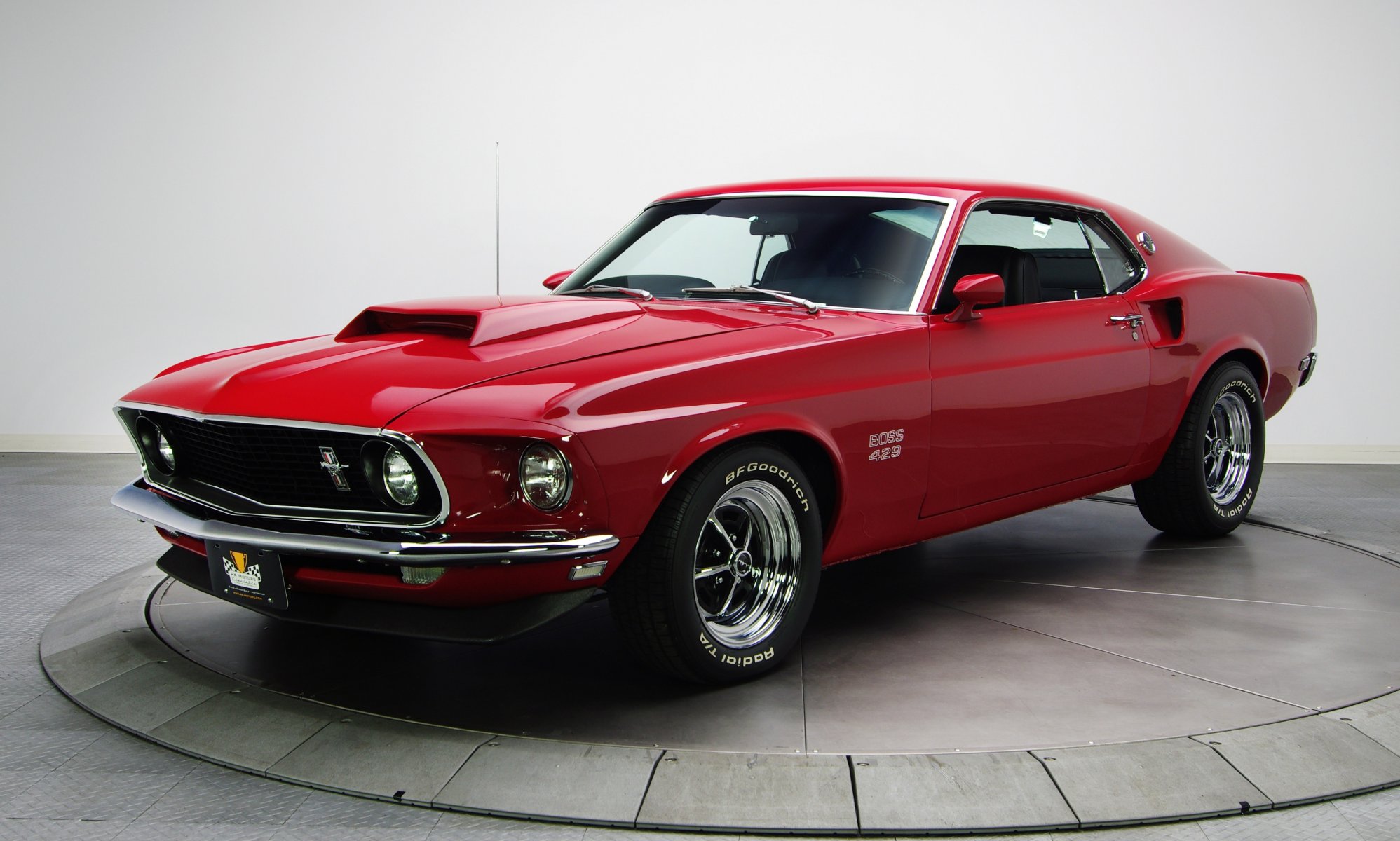 ford mustang boss 429 1969 muscle car red boss muscle car red