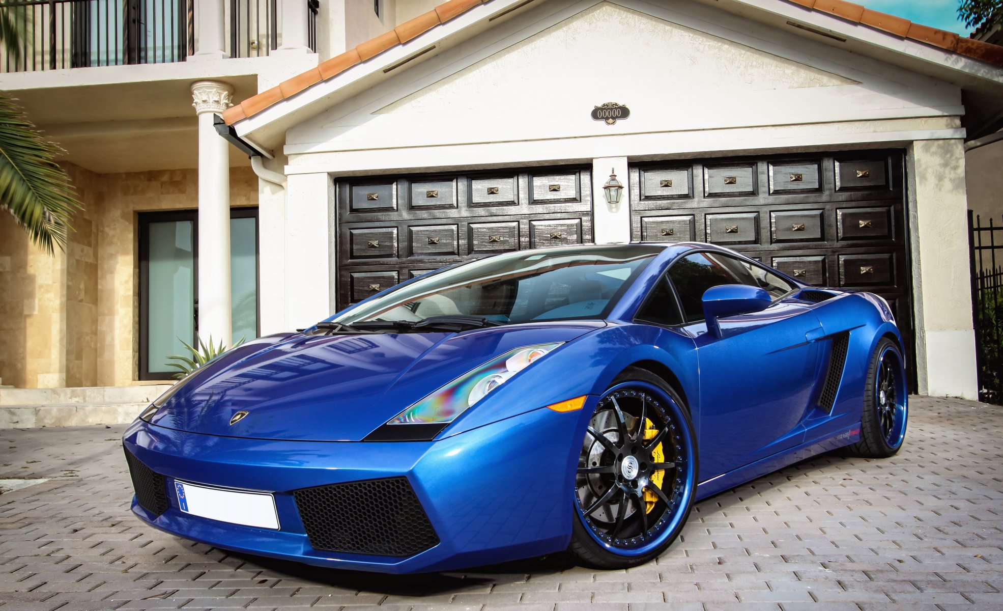 lamborghini car machinery tuning villa house garage