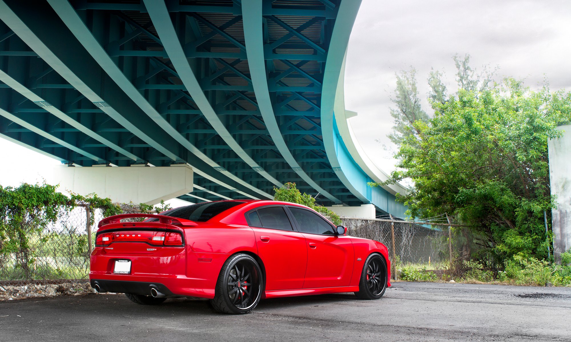 dodge charger srt8 car machinery tuning tree bridge