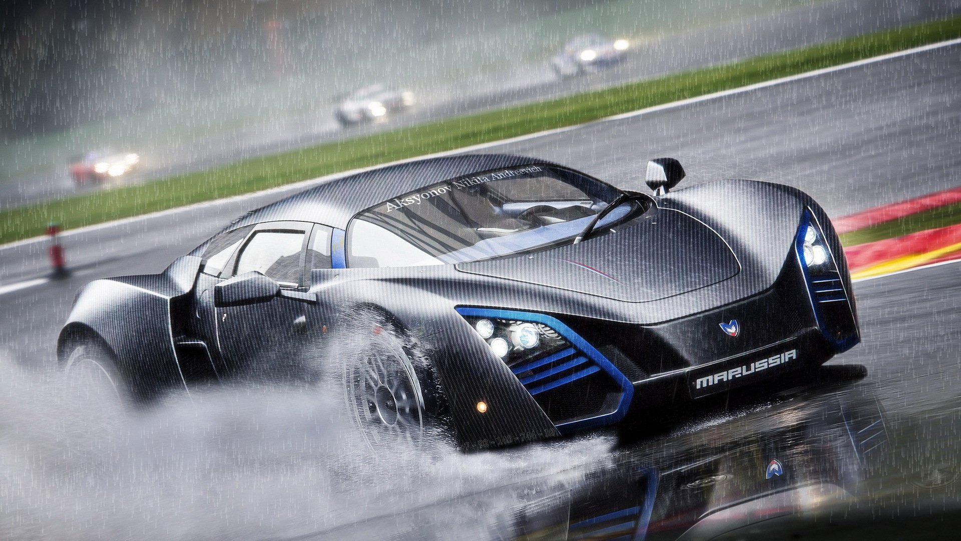 marussia b2 дождь маруся суперкар