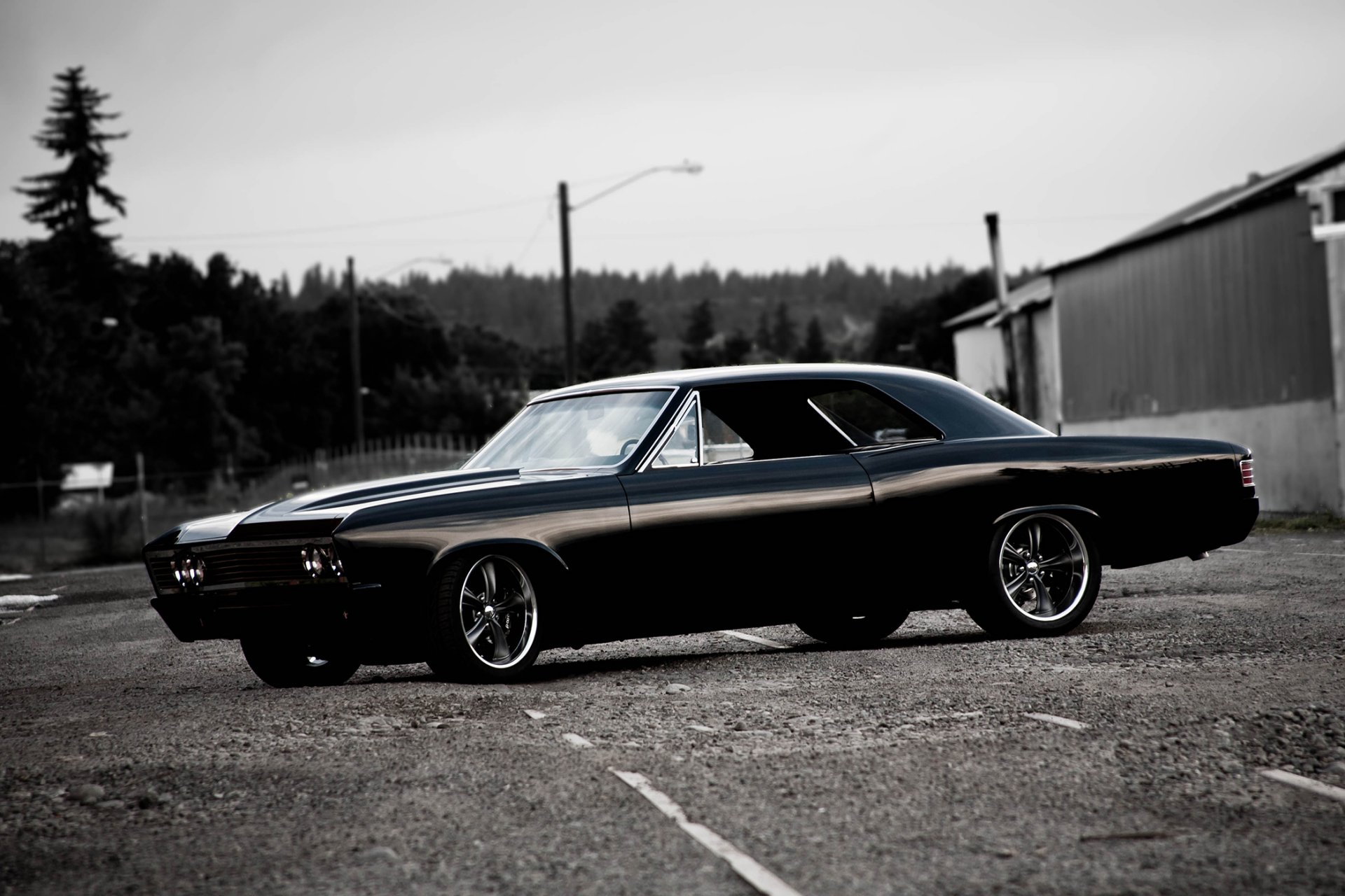 chevrolet chevelle ss 1967 black