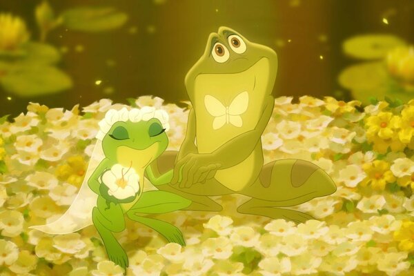 Frog wedding. Be with me forever