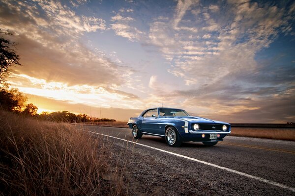 Classic American muscle carrosse Camaro SS 1969