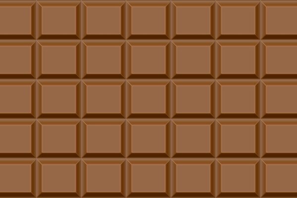 Texture de chocolat. Carrés de chocolat