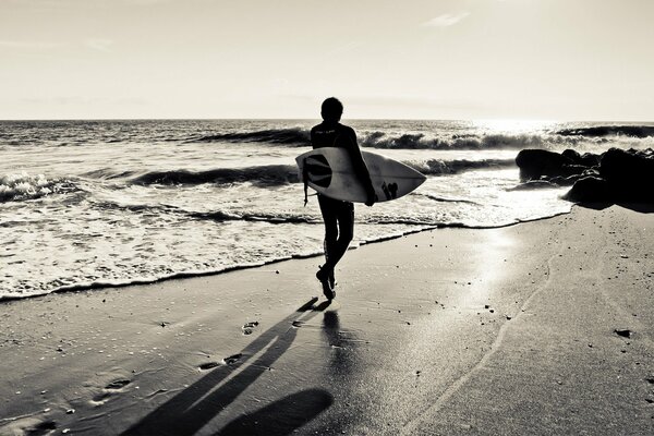 Preparing to conquer a huge wave