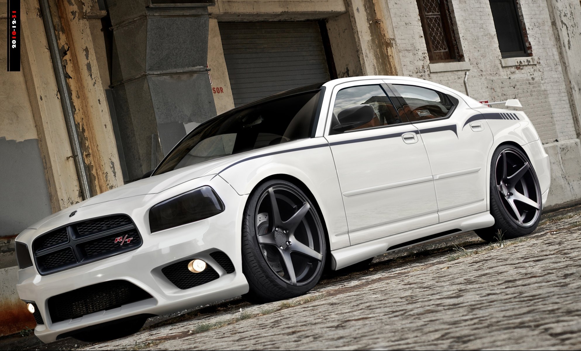 esquivar cargador dodge coche tuning carretilla