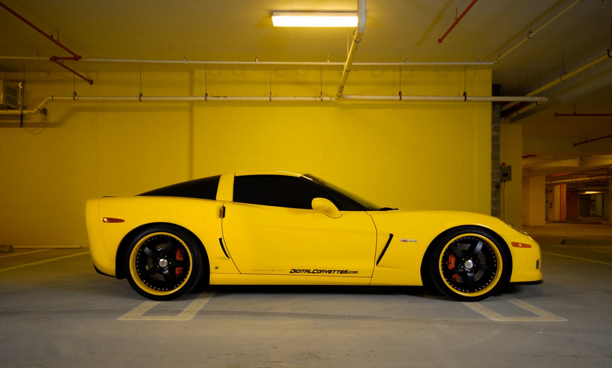 auto voitures chevrolet corvette z06 fonds d écran auto ville parking parking arrêt