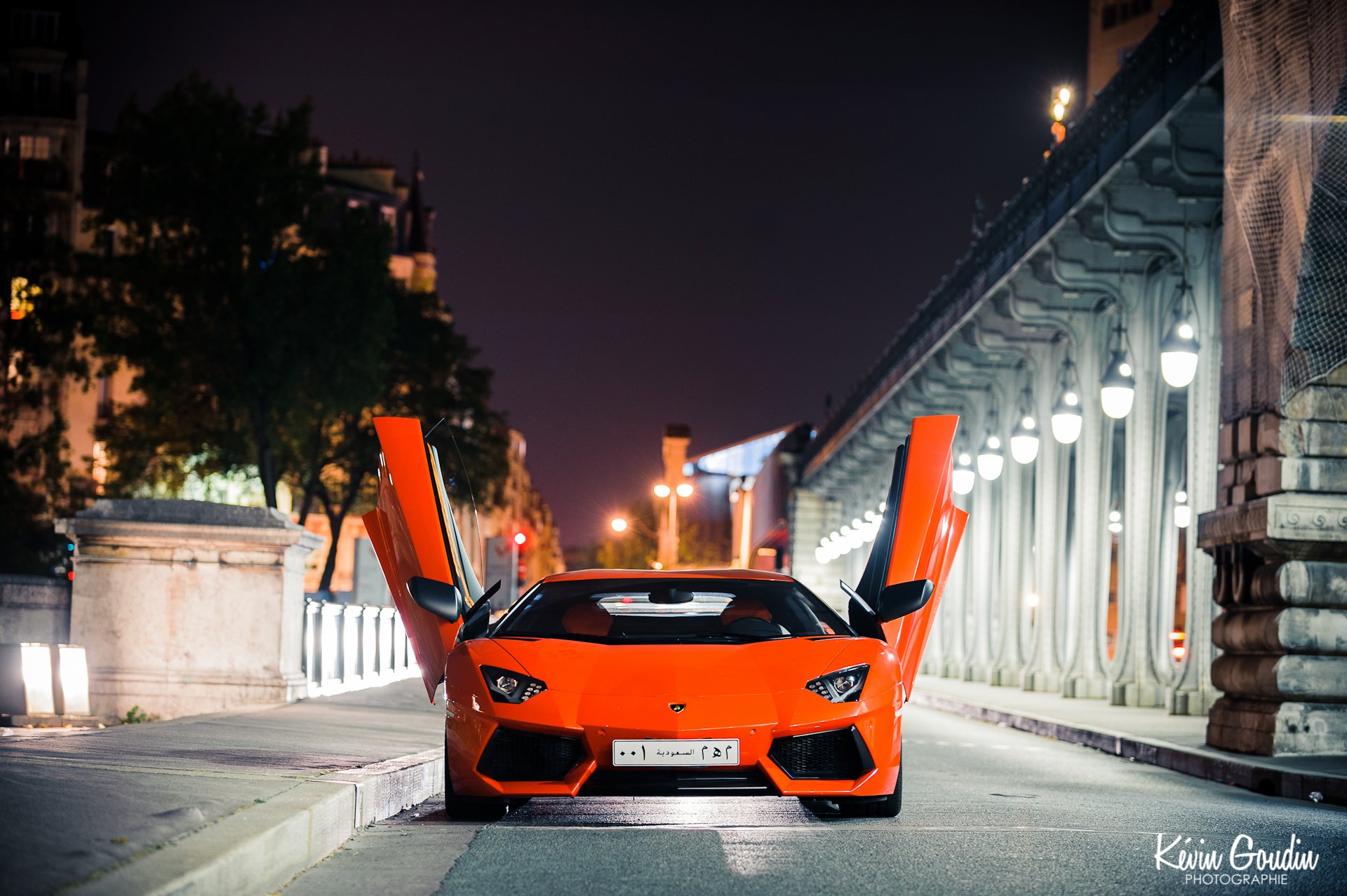 lamborghini aventador lp700-4 ламборгини ламборджини авентадор город ночь огни франция париж