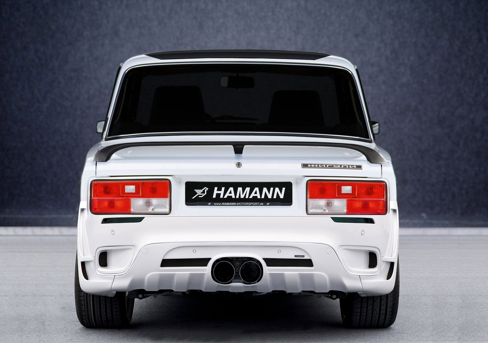 lada hamann bianco indietro