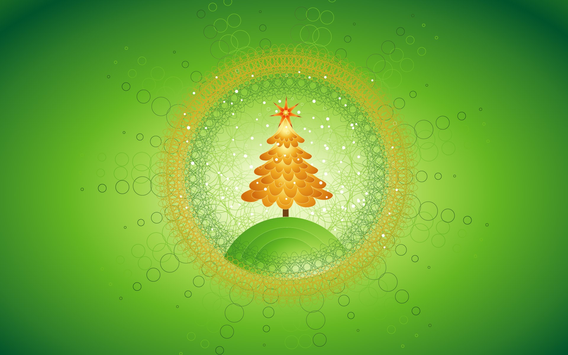 nuovo anno verde albero di natale