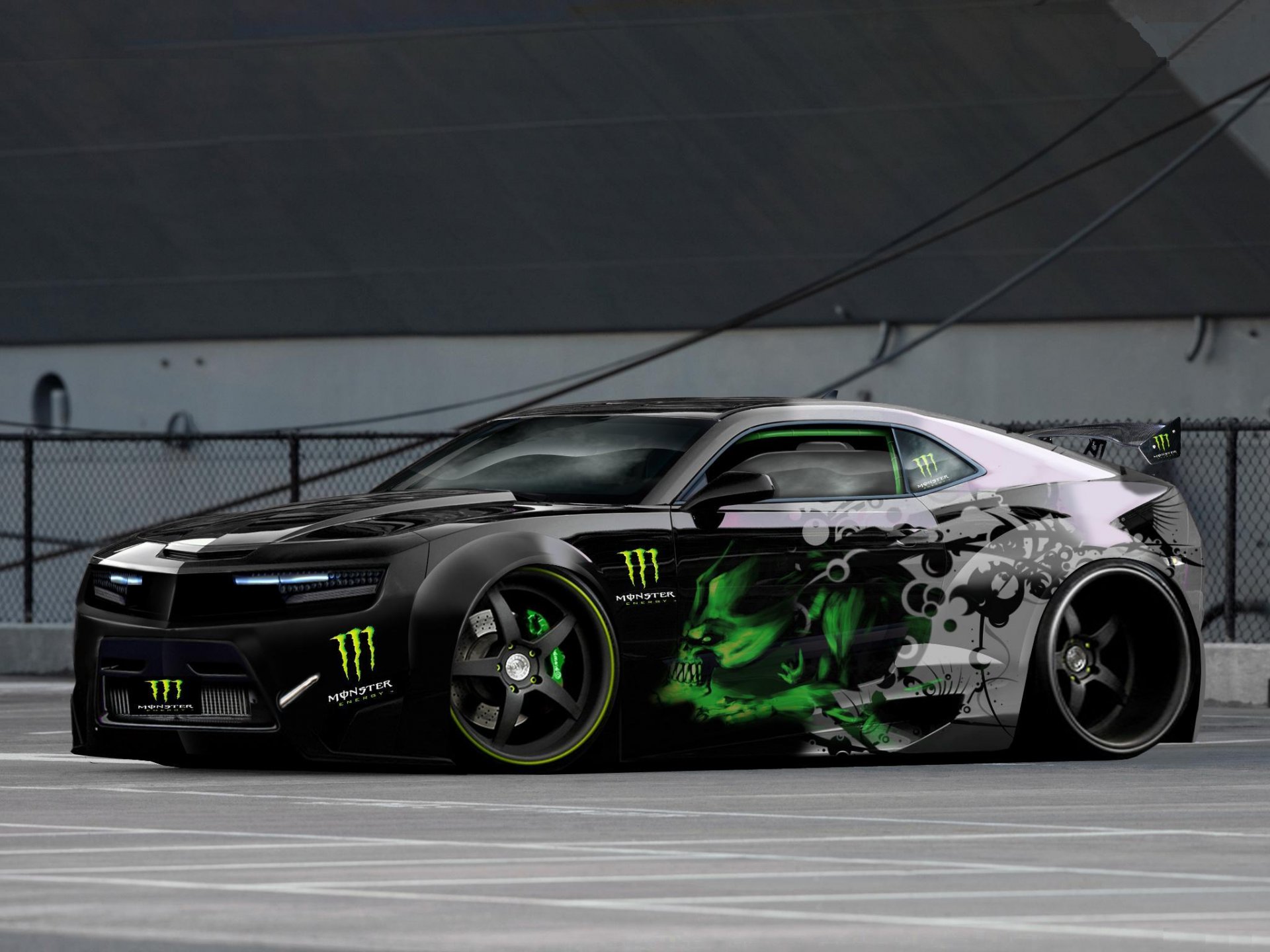 camaro monstre énergie