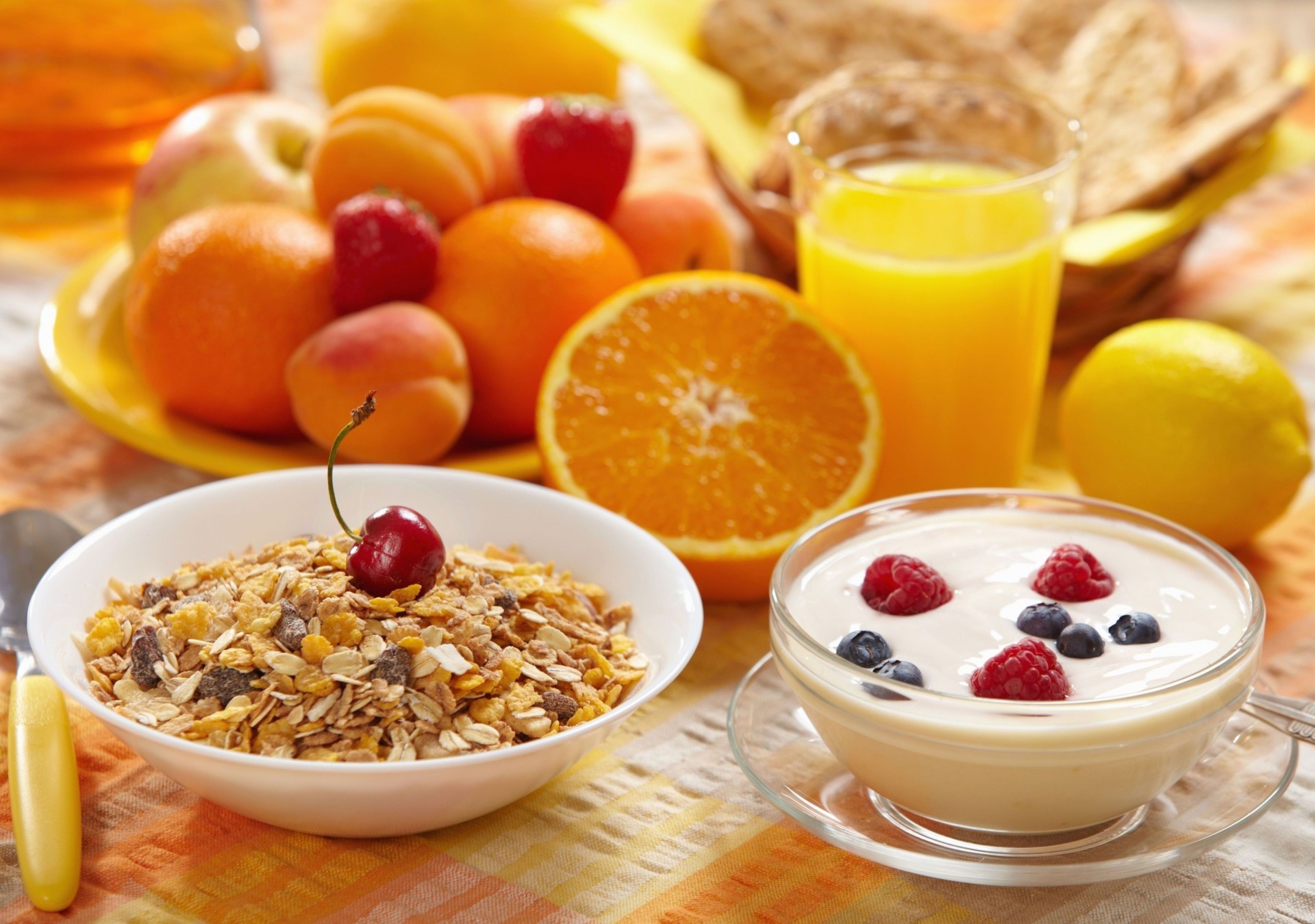 cereali colazione luce cibo muesli