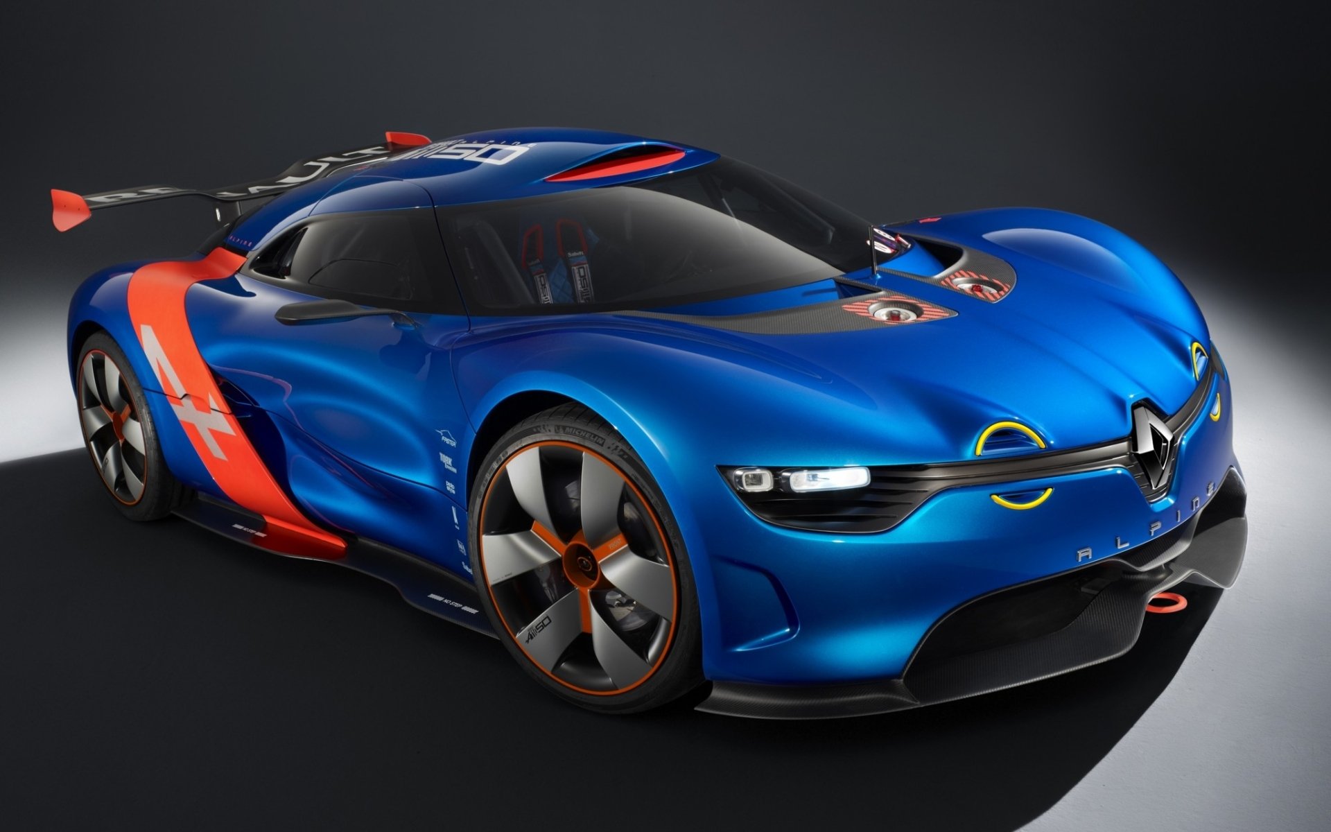 renault alpine a110-50 concept renault alpine concept avant jantes pénombre