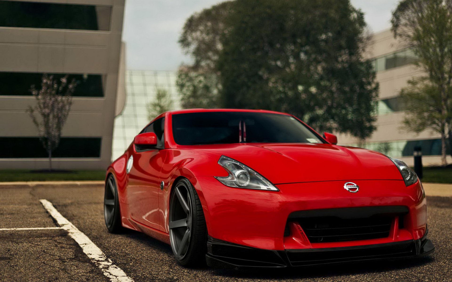 nissan 370z парковка ниссан тюнинг