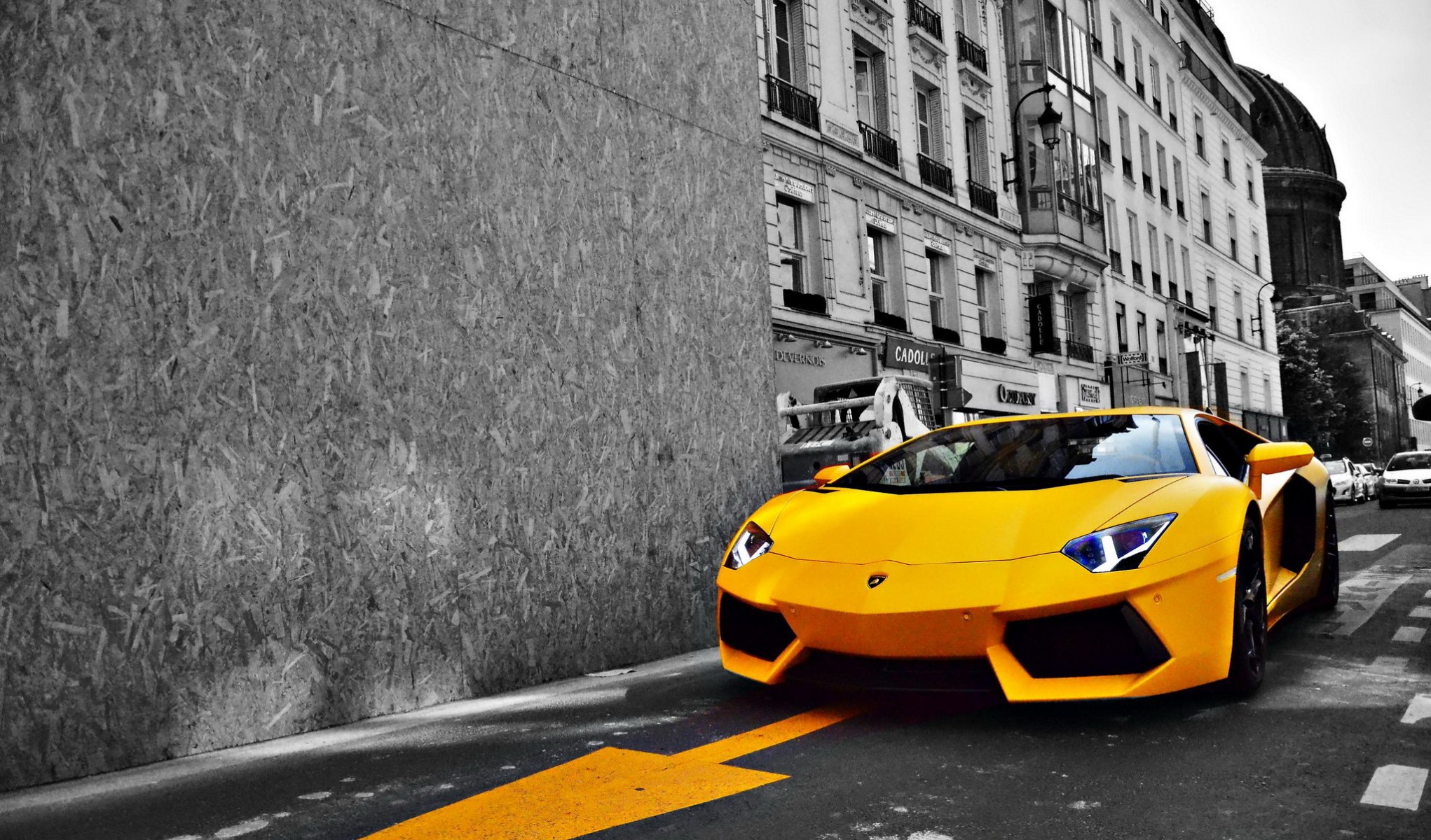 lamborghini aventador lp700-4 lamborghini aventador jaune voiture de sport prestigieux ville route