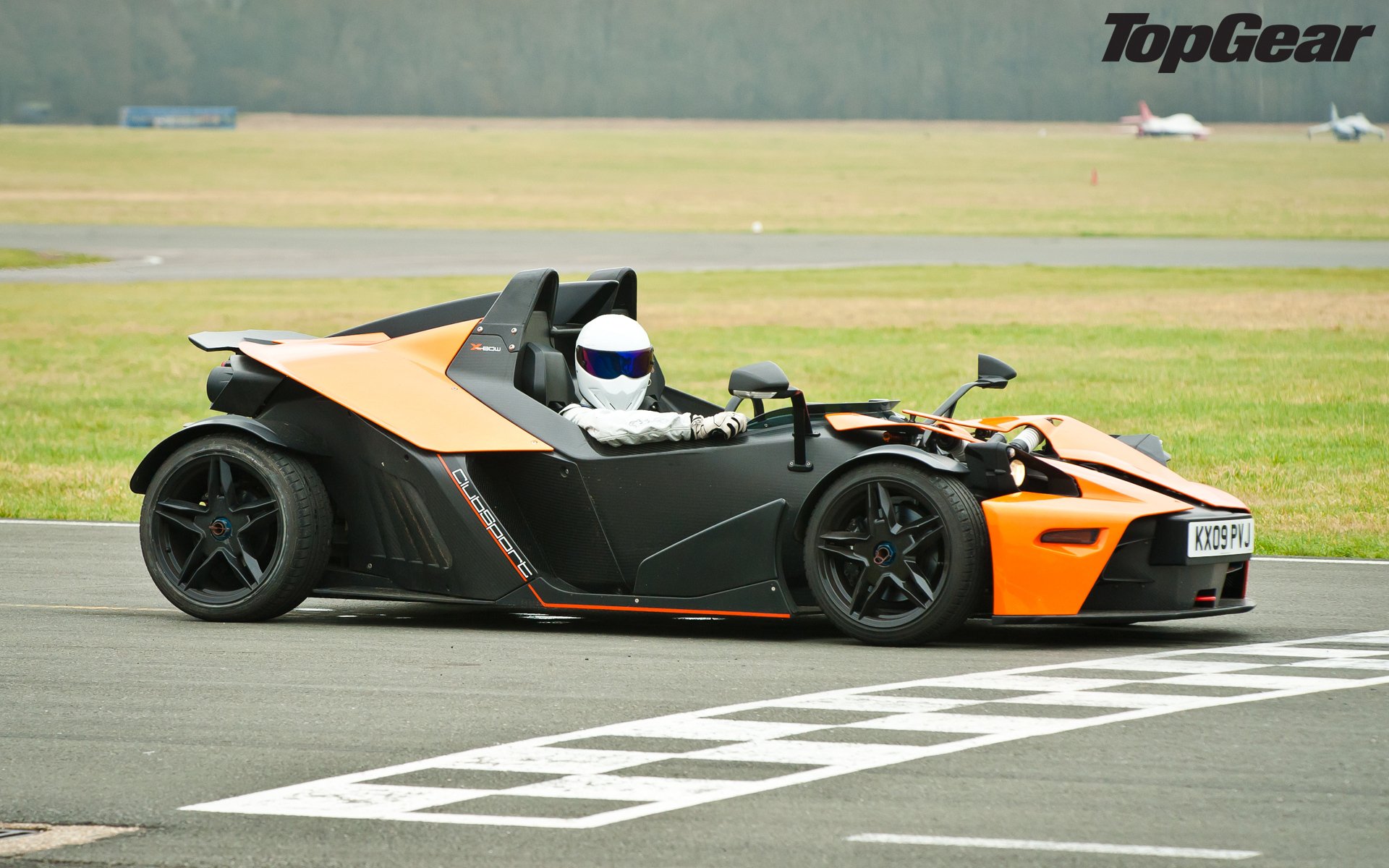 top gear top gear engranaje superior mejor programa de televisión ktm x-bow x-bow superdeportivo delantero pista stig stig