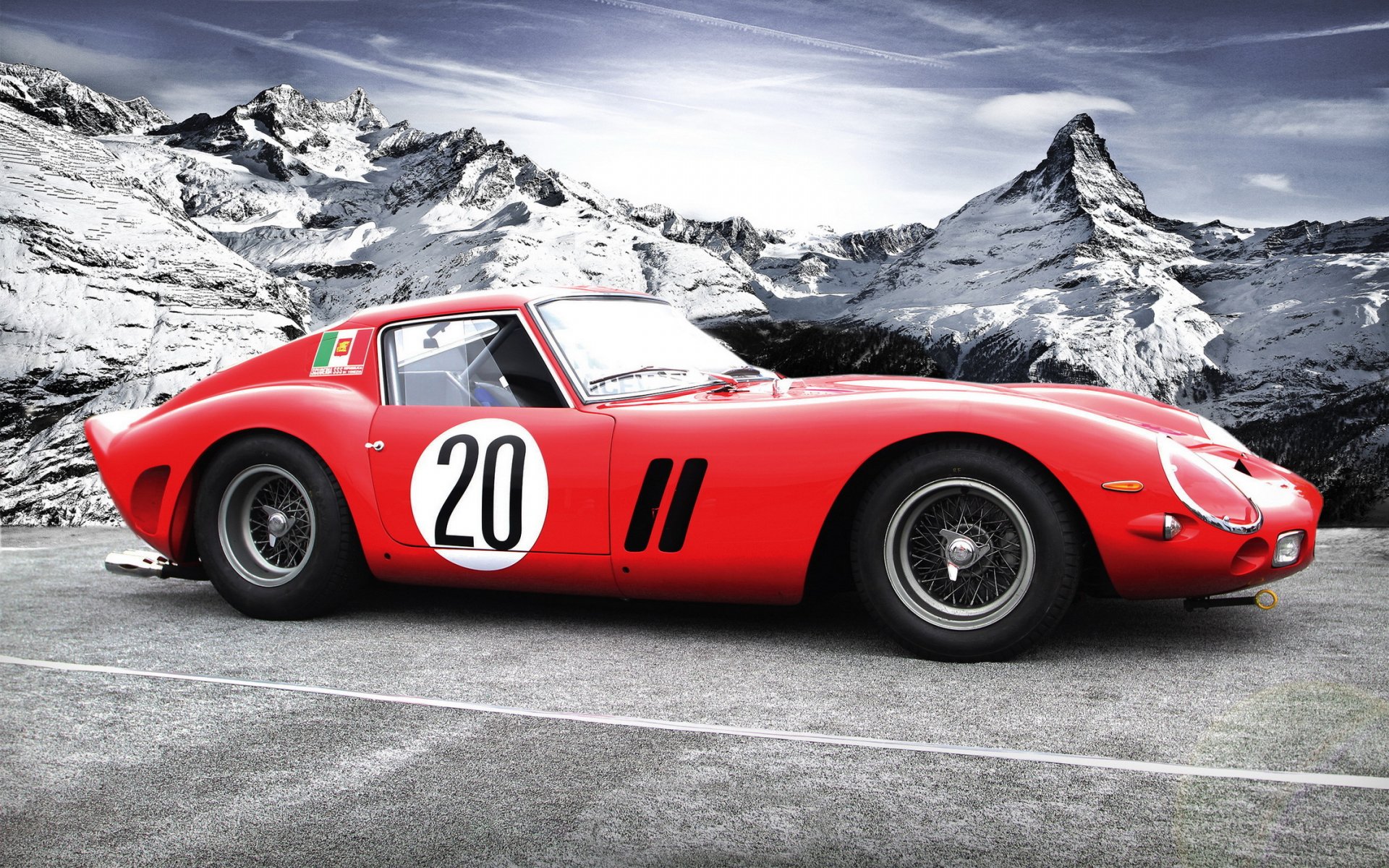 ferrari 250 gto ferrari clásico montaña autowall