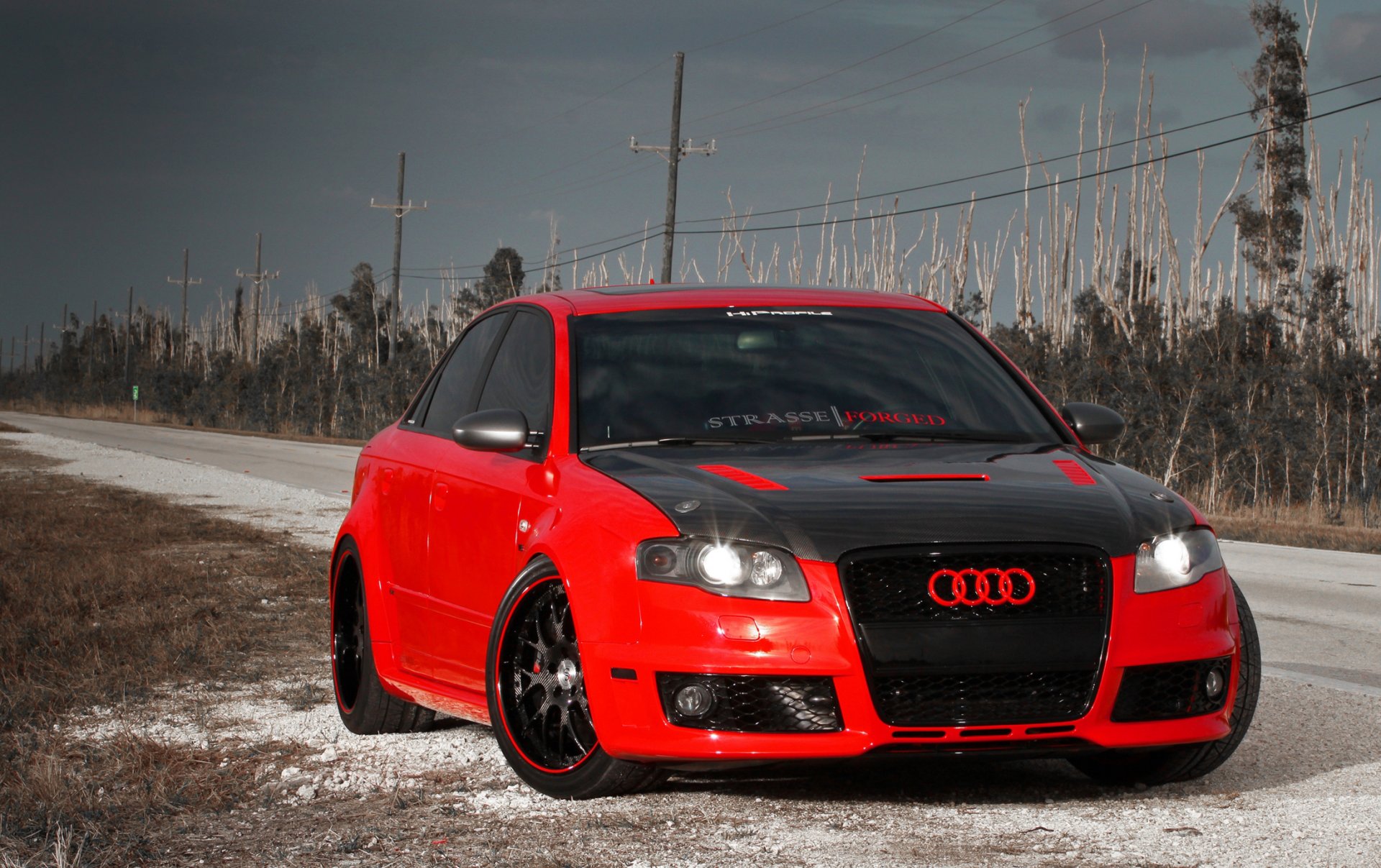 audi rs4 tuning samochody auto audi droga carbon