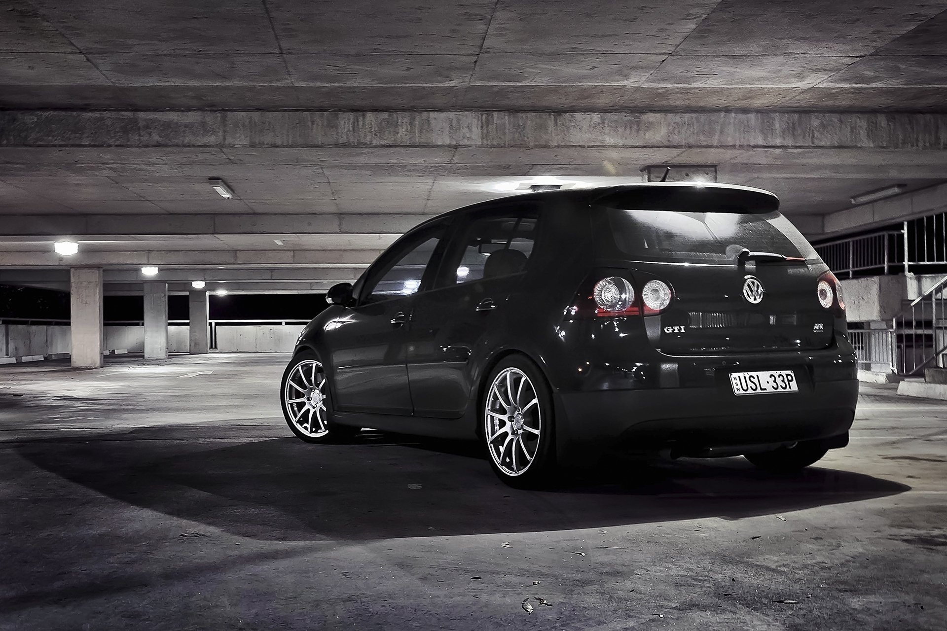 auto cars volkswagen golf gti auto wallpaper city parking garage golf auto tuning