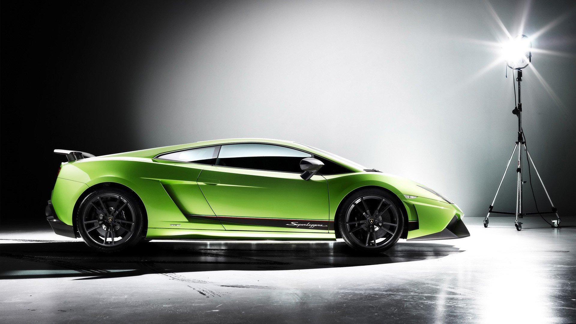 lamborghini gallardo supercar section light background