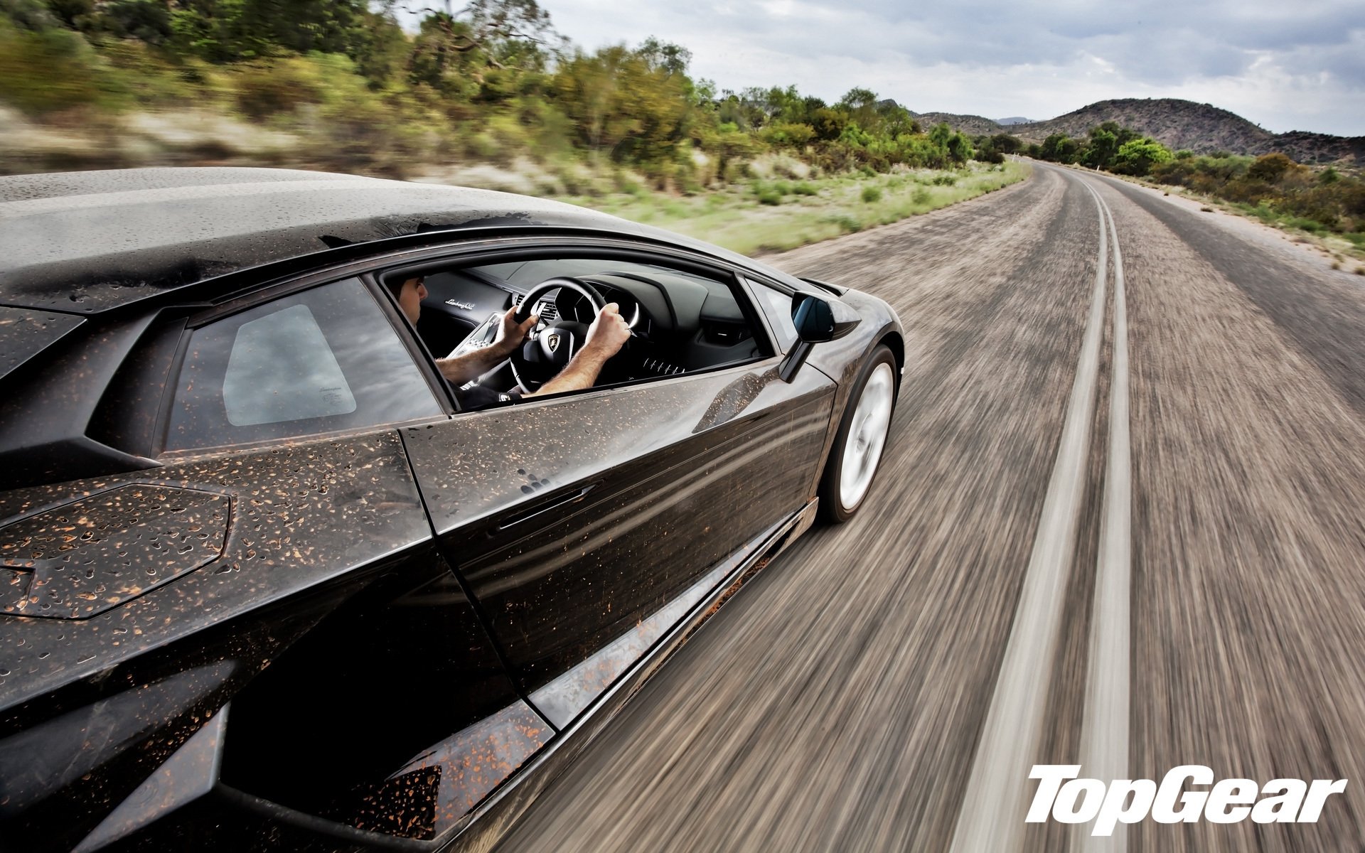 top-gear lamborghini aventador road speed