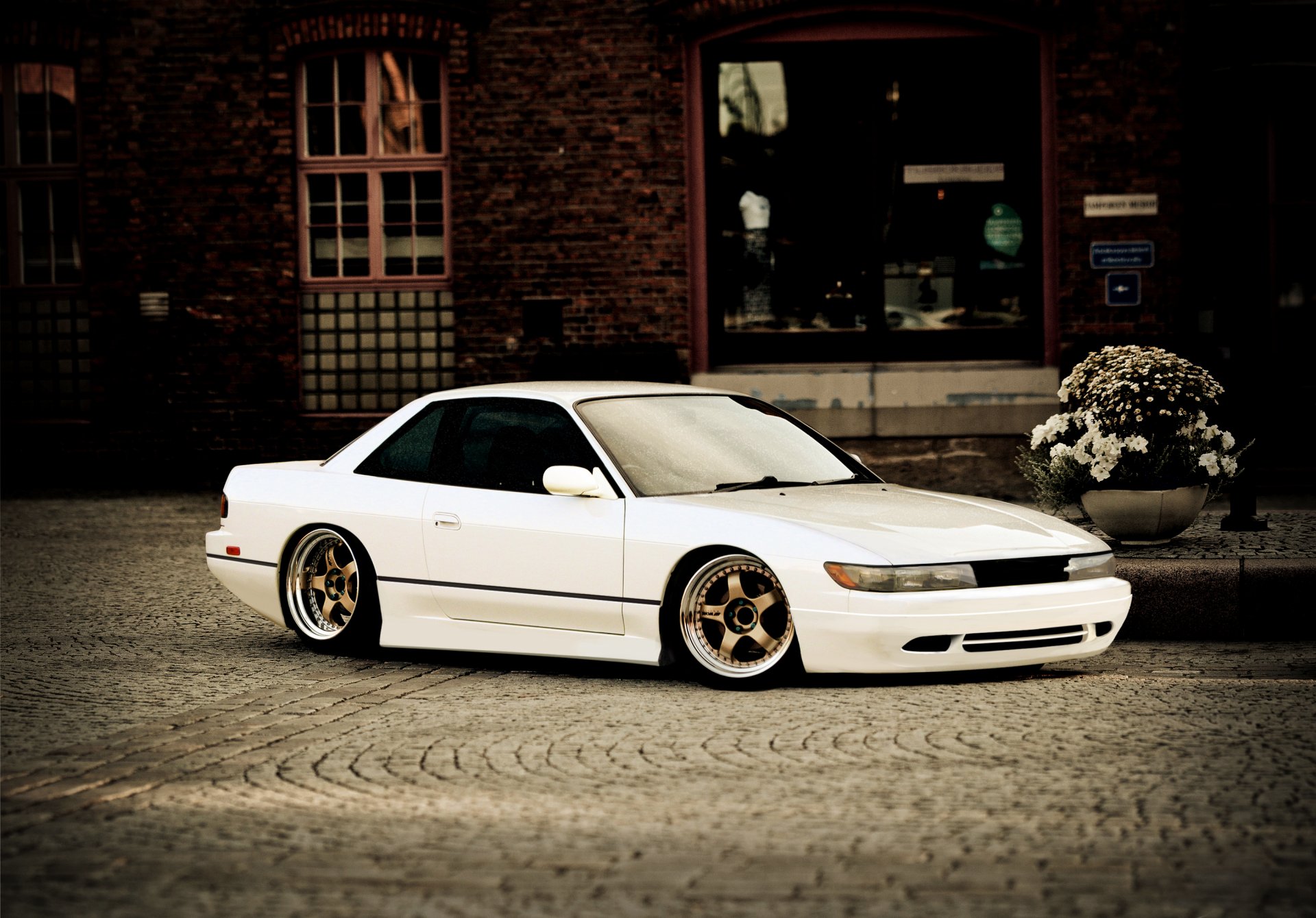 nissan sylvia s13 blanc nissan blanc